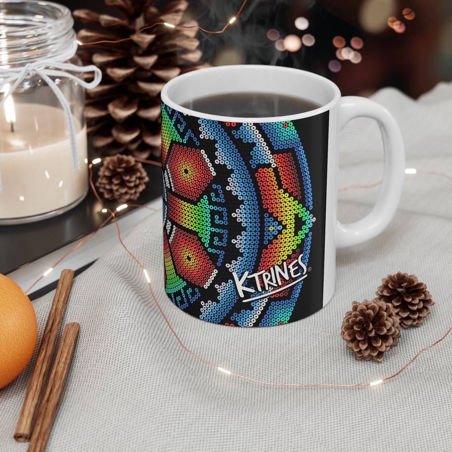 HUICHOL ART / Ceramic Mug 11oz