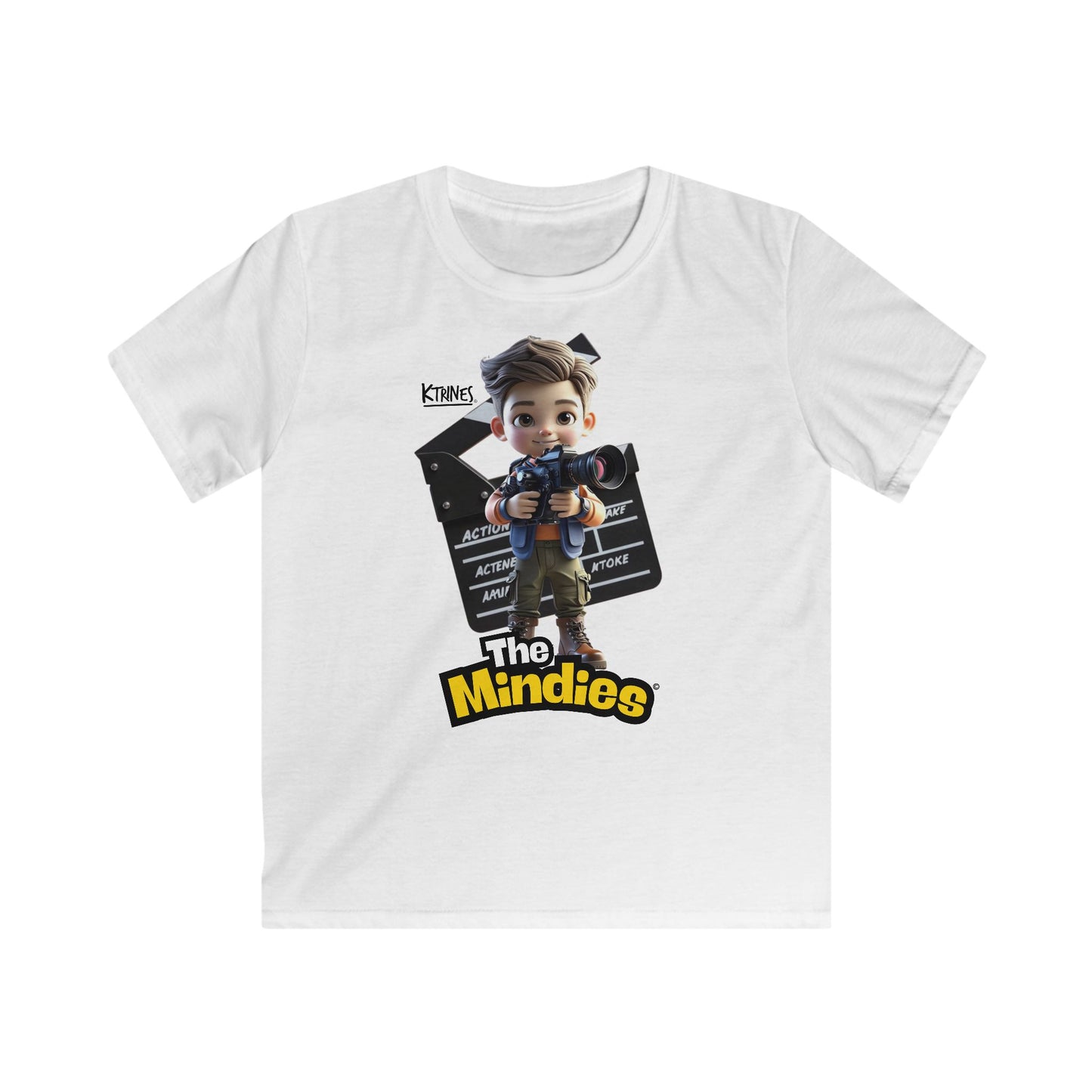Mindies Kids - Fun Character T-Shirt for Playtime, Birthday Gift, Movie Lovers, Adventure Wear, Casual Kids Clothing