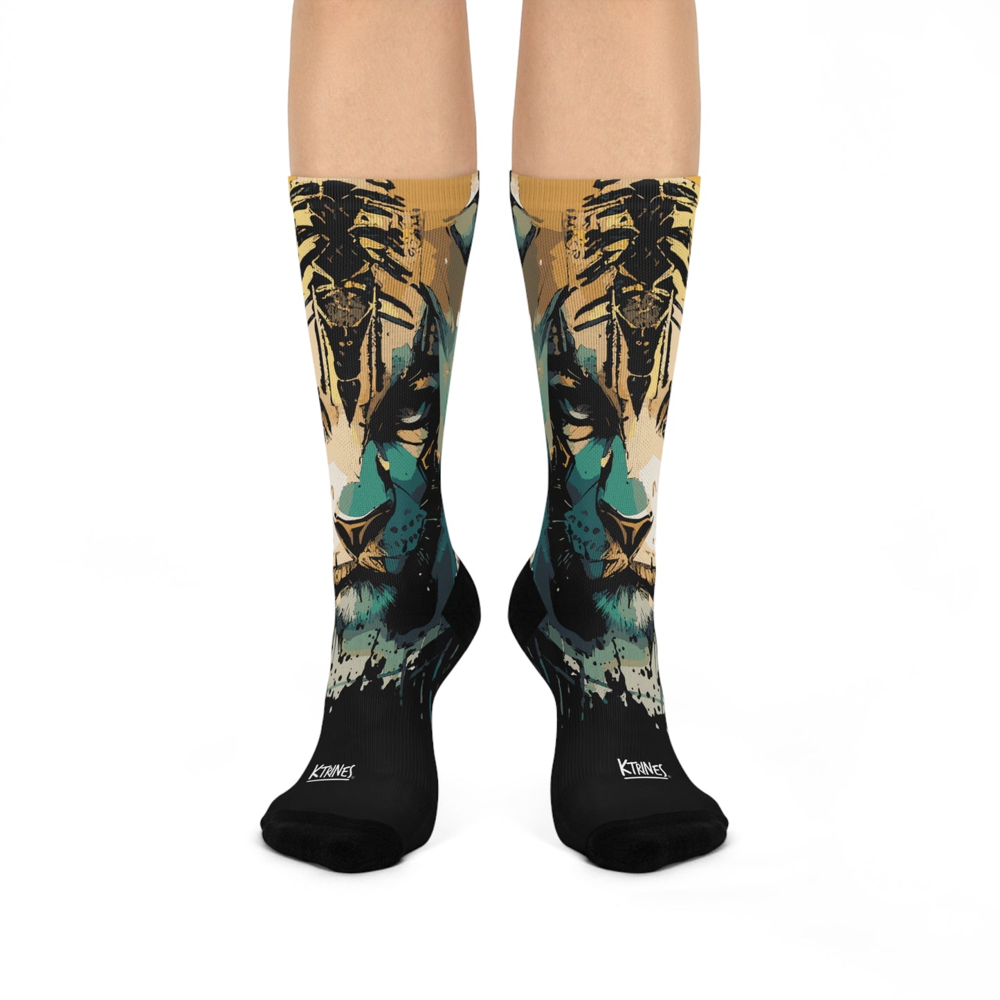 Animals # 3 / Cushioned Crew Socks