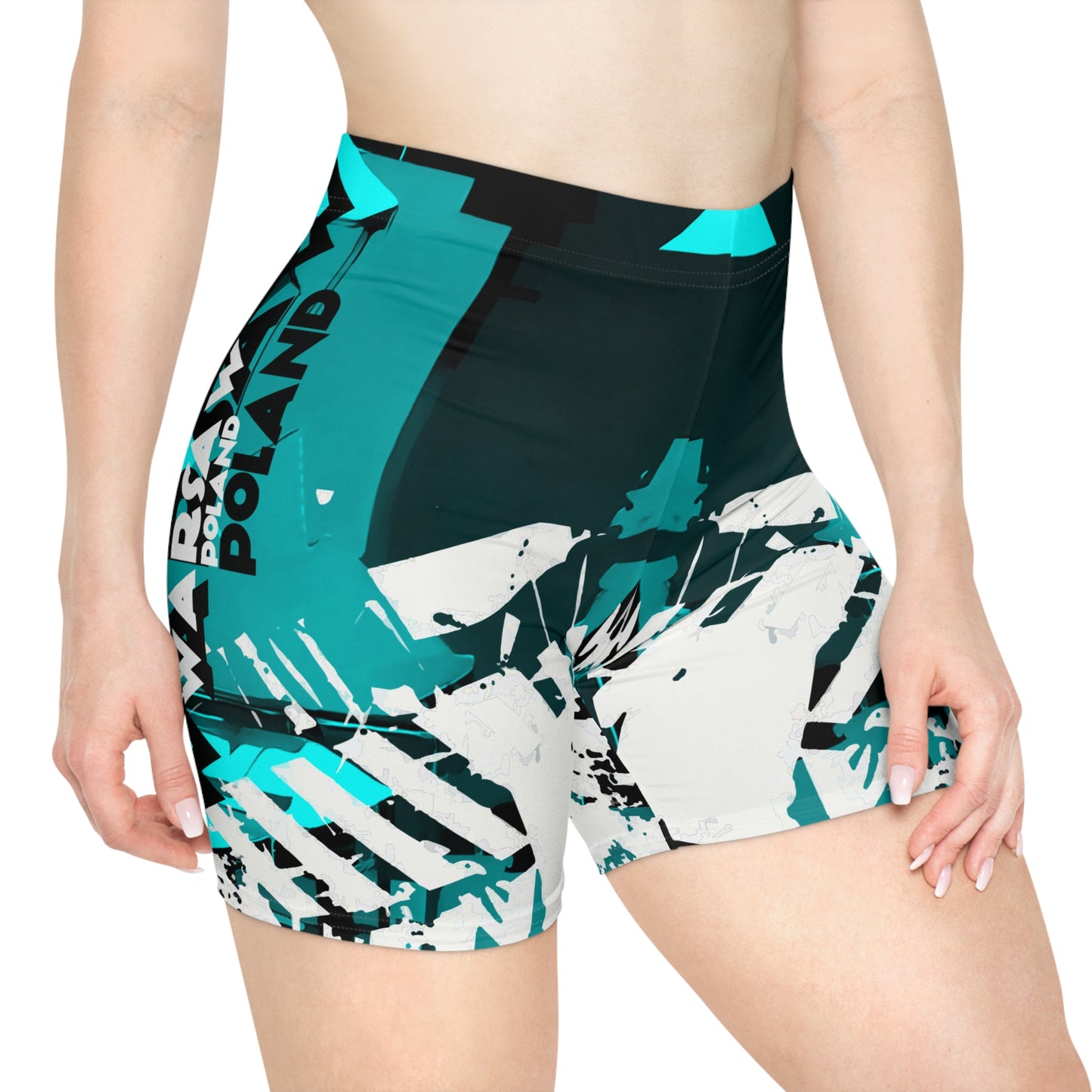 Warsaw Spring # 3 / Women's Biker Shorts (AOP)