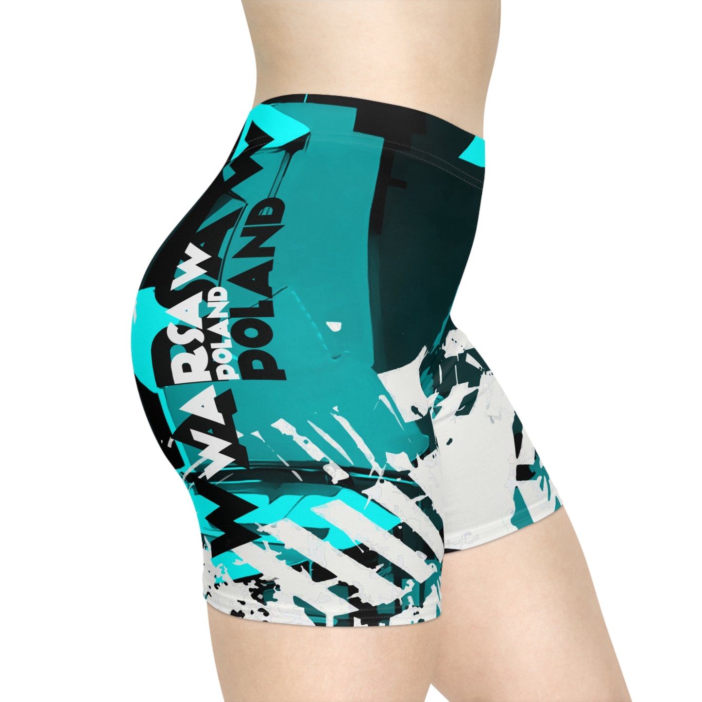 Warsaw Spring # 3 / Women's Biker Shorts (AOP)