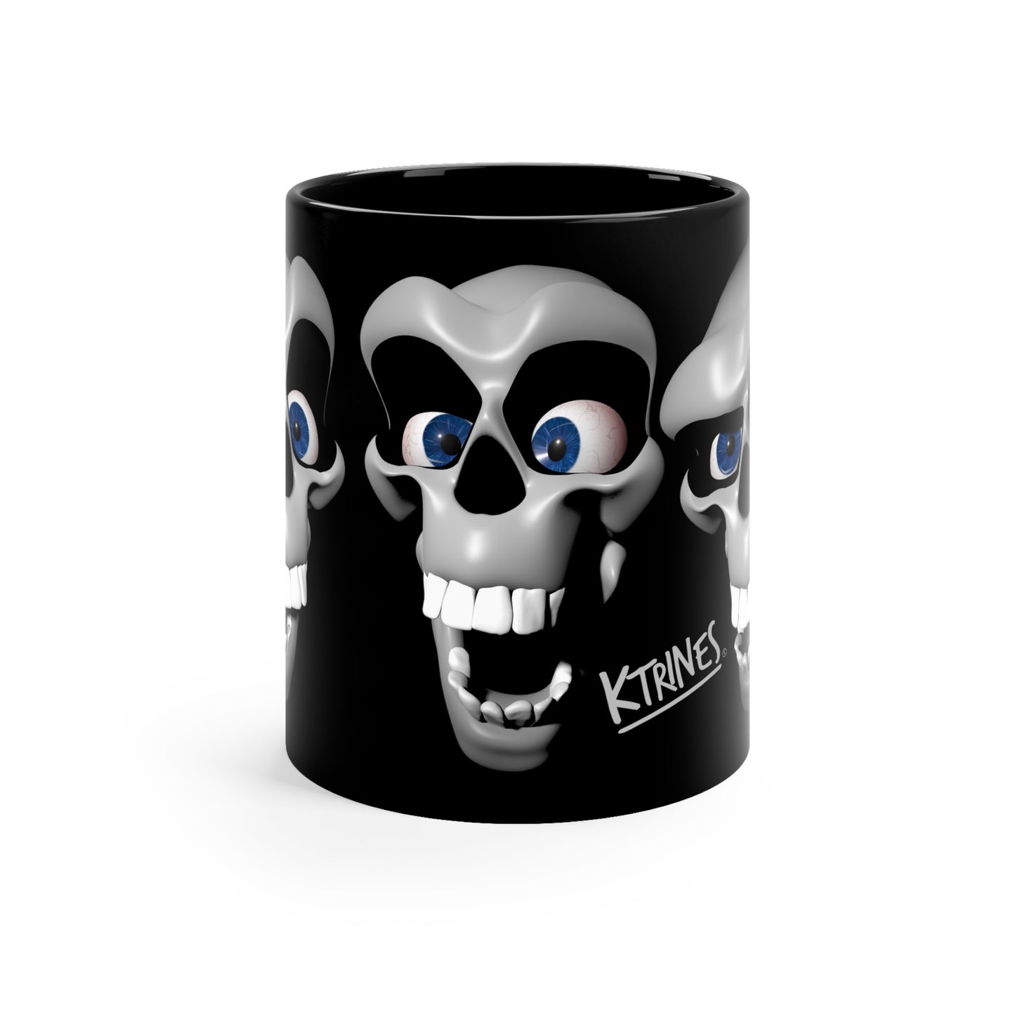 FACES / 11oz Black Mug