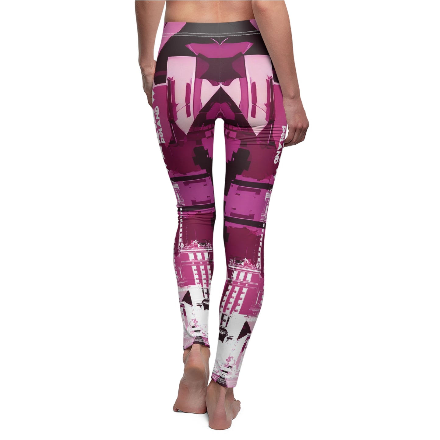 Warsaw spring # 04 / Women's Cut & Sew Casual Leggings (AOP)