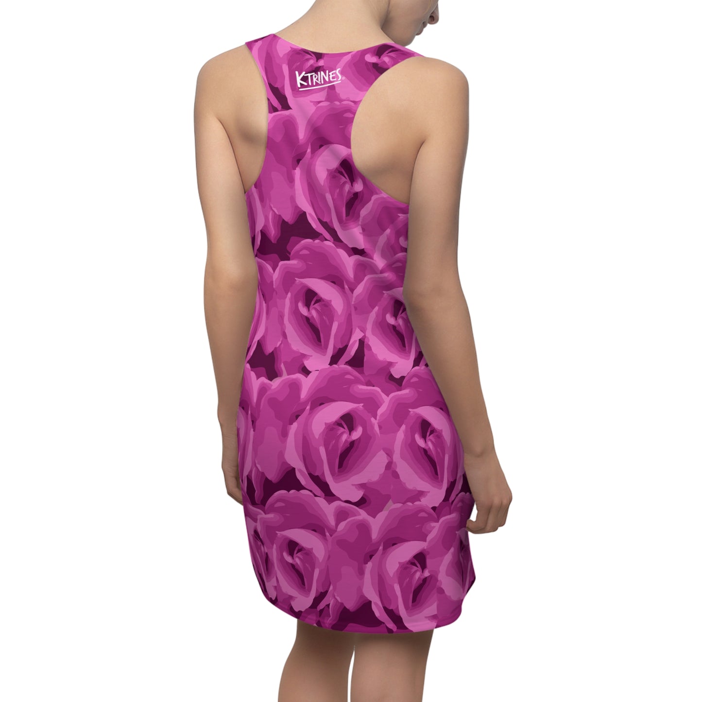 Roses / Women's Cut & Sew Racerback Dress (AOP)