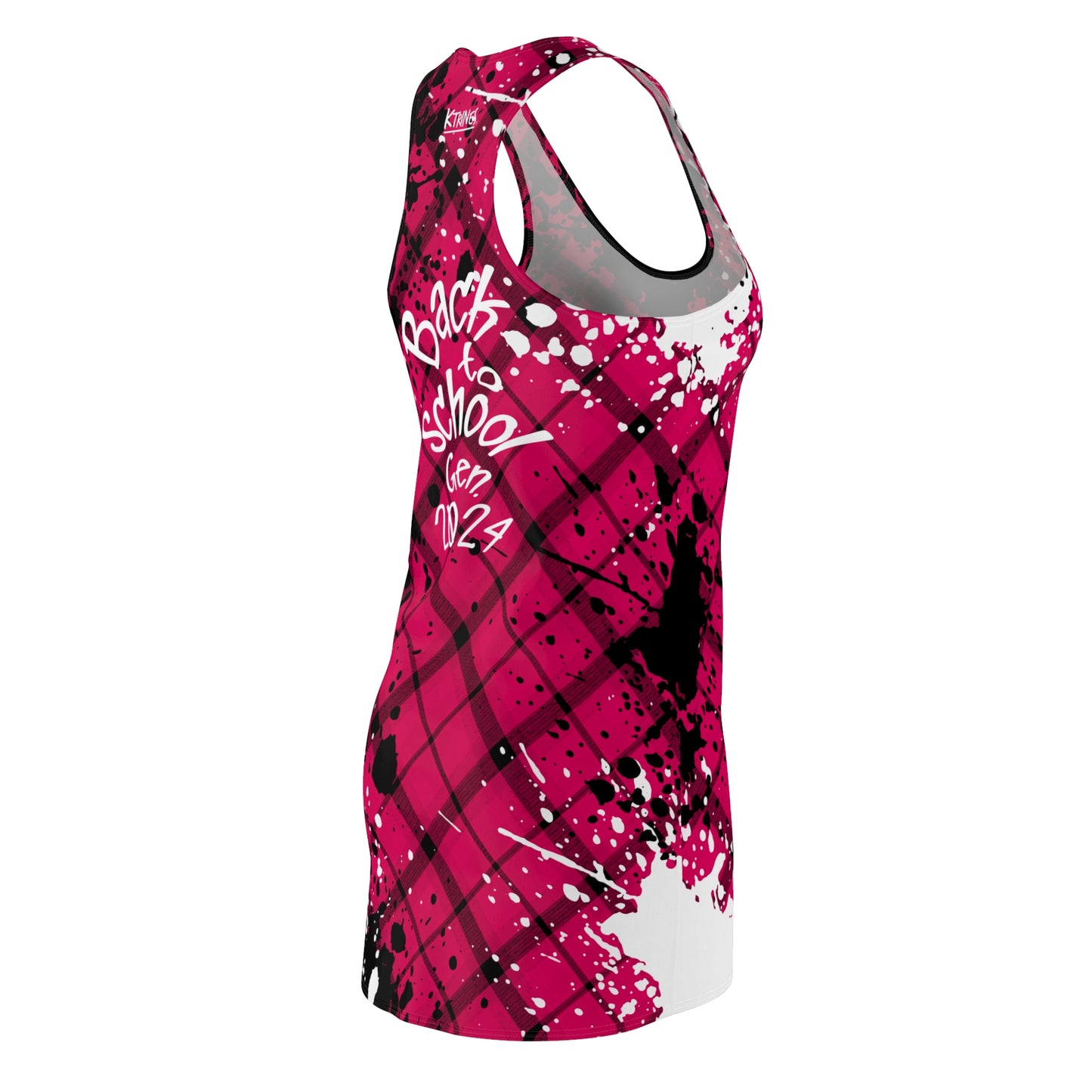 Back to College (Teacher) # 3 / Women's Cut & Sew Racerback Dress (AOP)