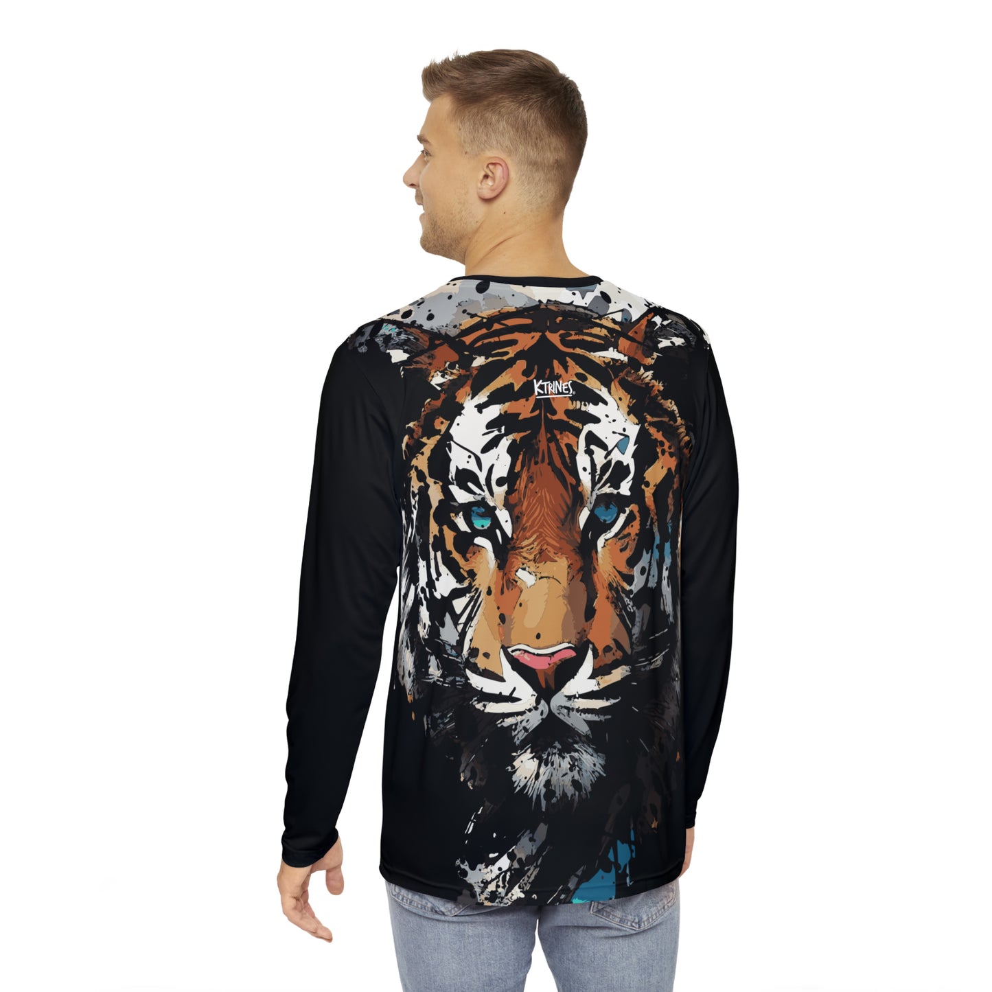 Animals #1 / Men's Long Sleeve Shirt (AOP)