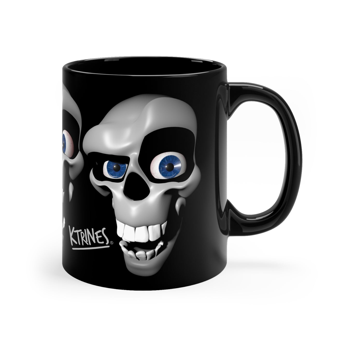 FACES / 11oz Black Mug
