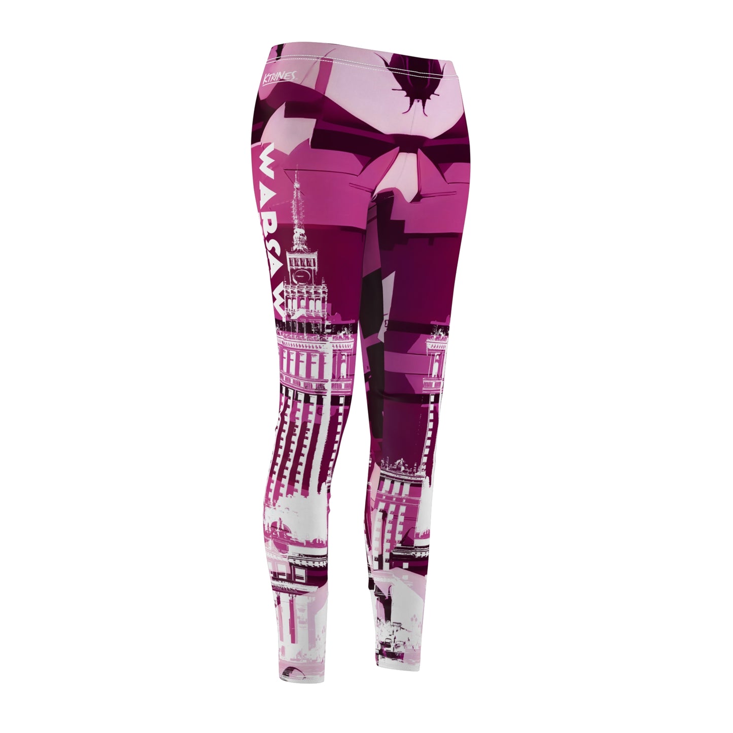 Warsaw spring # 04 / Women's Cut & Sew Casual Leggings (AOP)