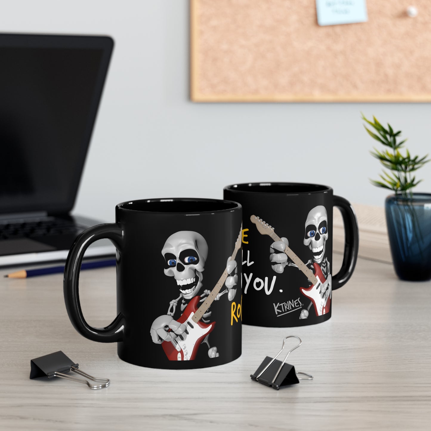 WE WILL ROCK YOU. / 11oz Black Mug