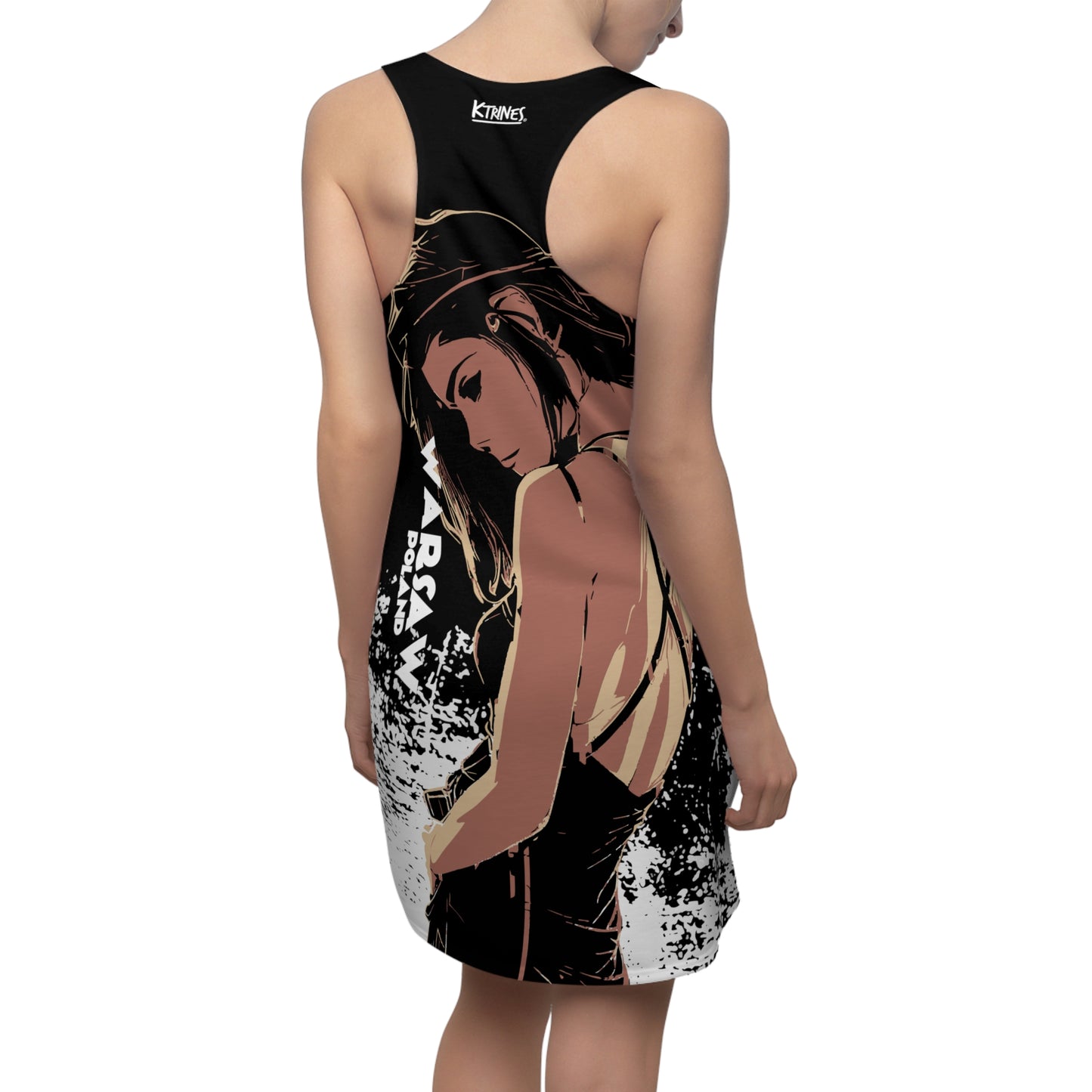 Warsaw Spring # 12 / Women's Cut & Sew Racerback Dress (AOP)