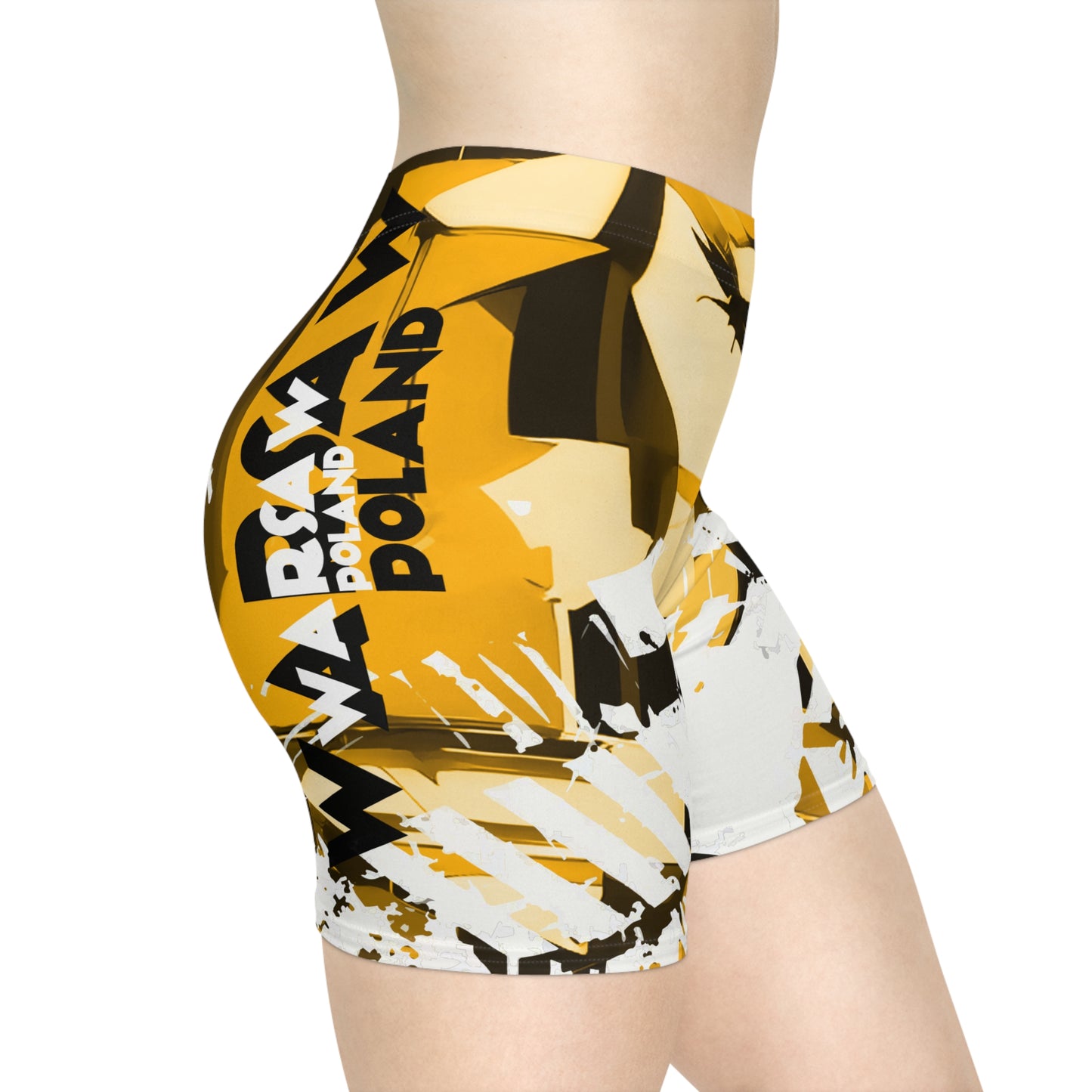 Warsaw Spring # 4 / Women's Biker Shorts (AOP)