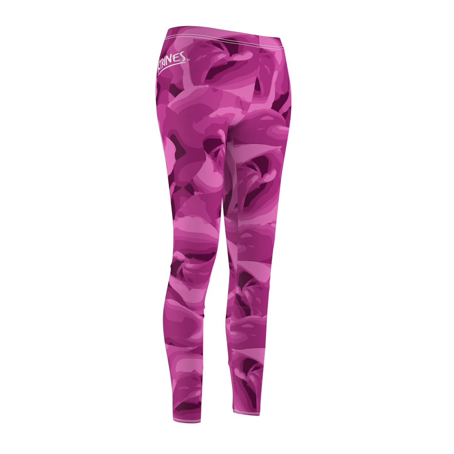 Roses # 1 / Women's Cut & Sew Casual Leggings (AOP)