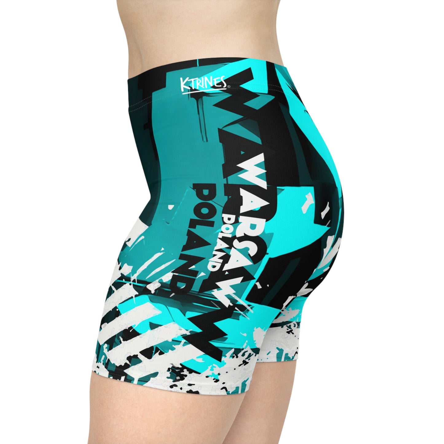 Warsaw Spring # 3 / Women's Biker Shorts (AOP)