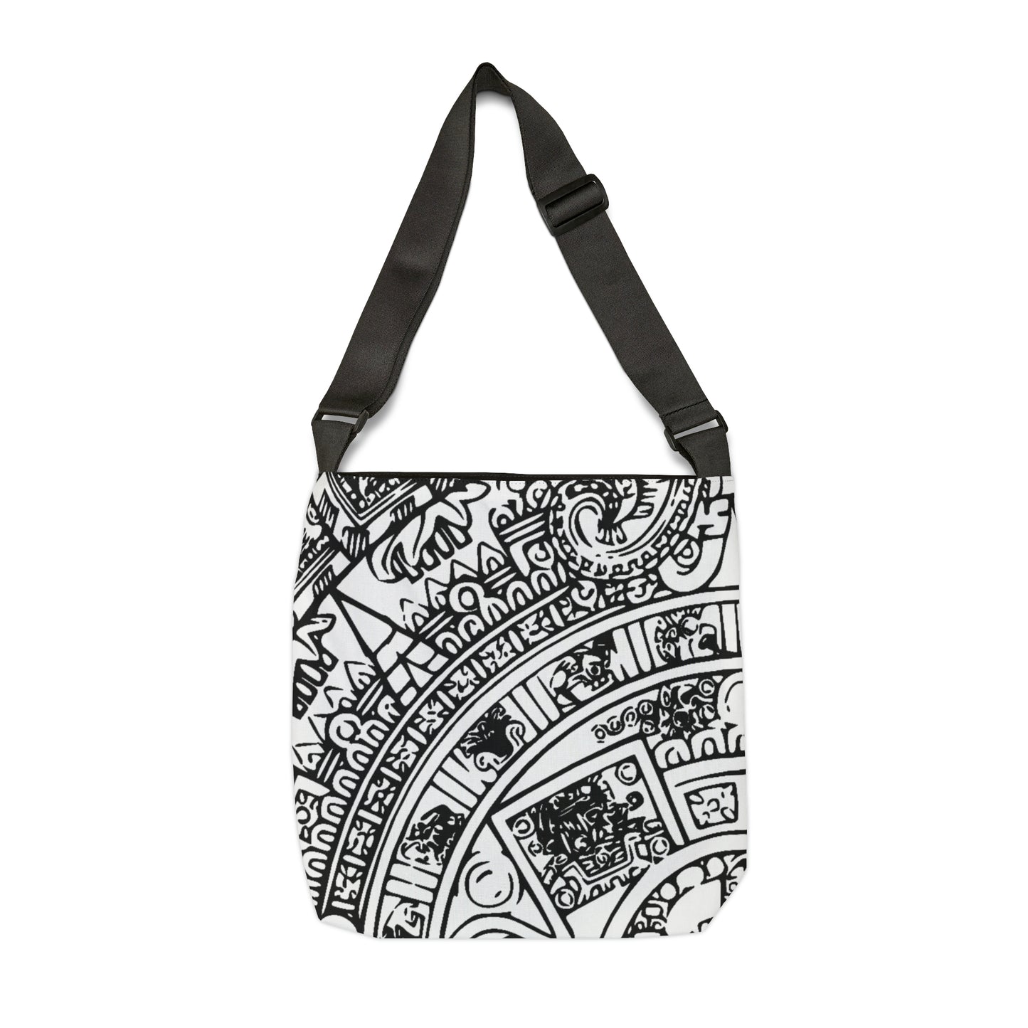 Aztec Calendar Art # 1 / Adjustable Tote Bag (AOP)