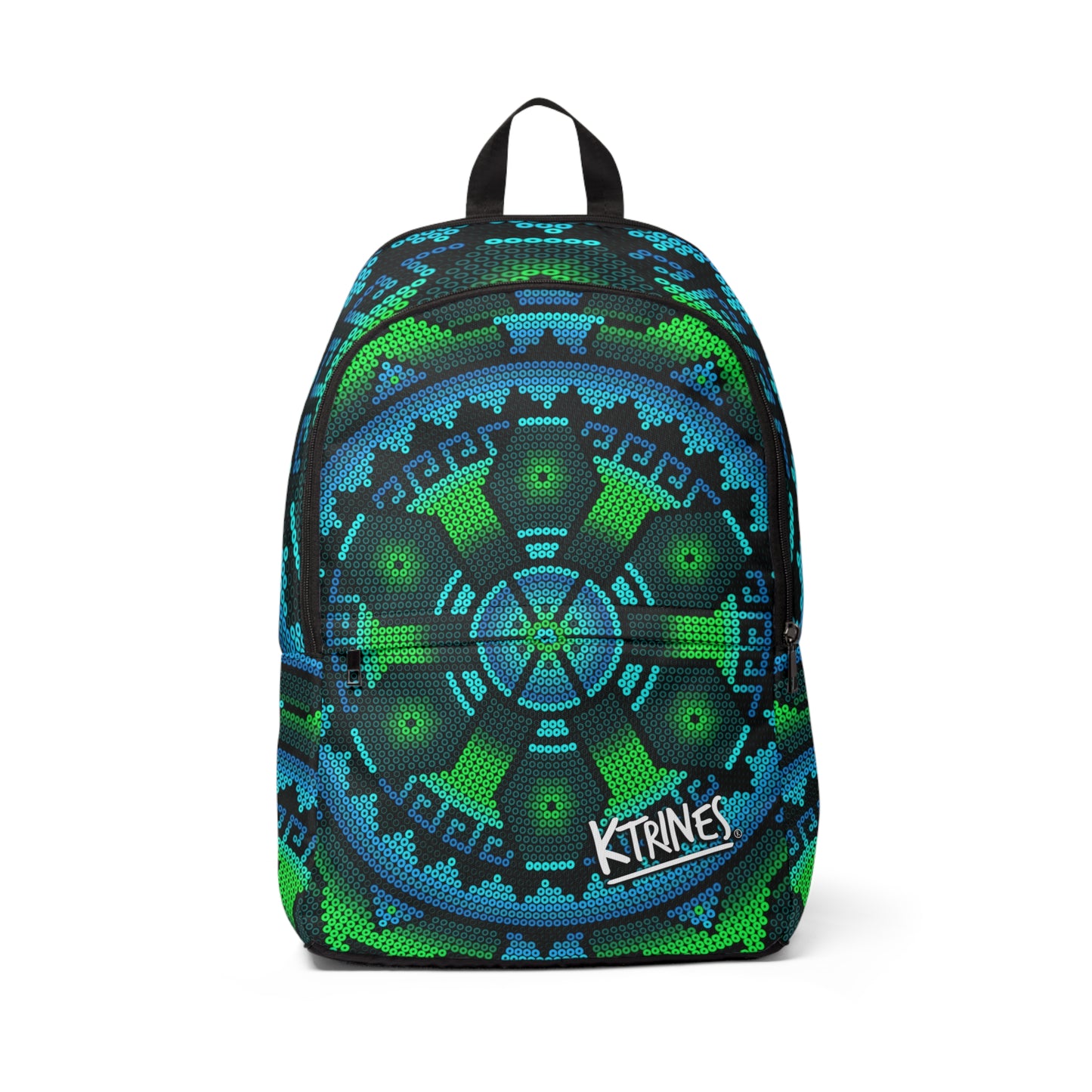 Huichol Art #1 / Unisex Fabric Backpack