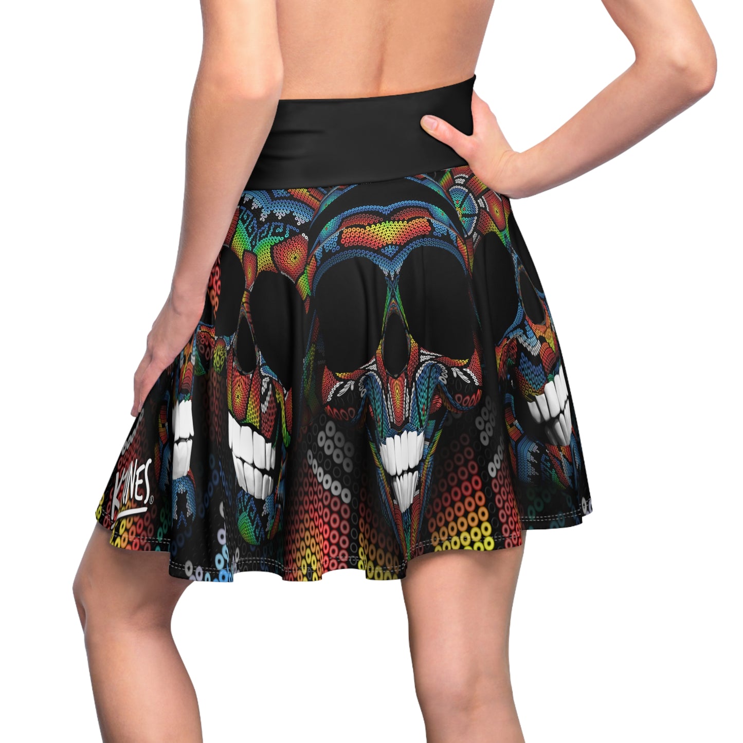 Huichol Art # 1 / Women's Skater Skirt (AOP)