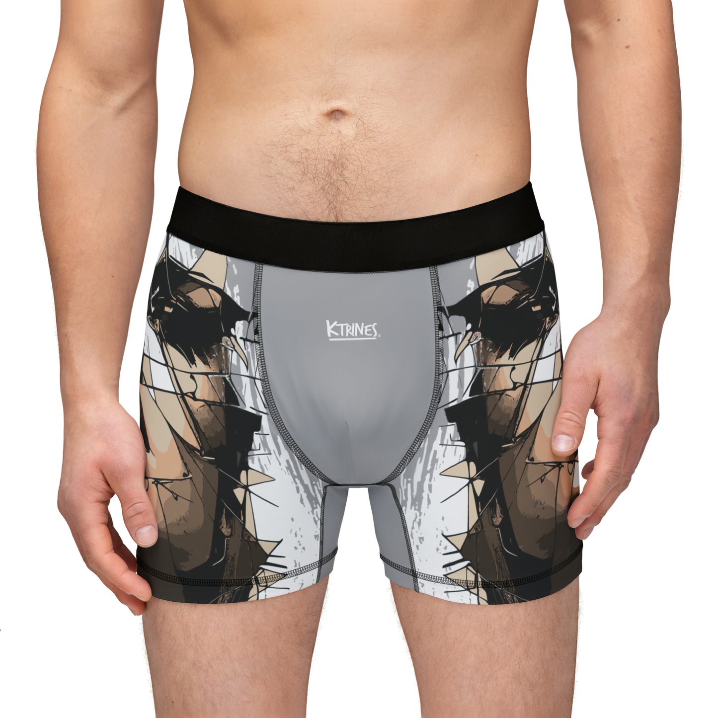 Punk Faces # 3 / Men's Boxers (AOP)