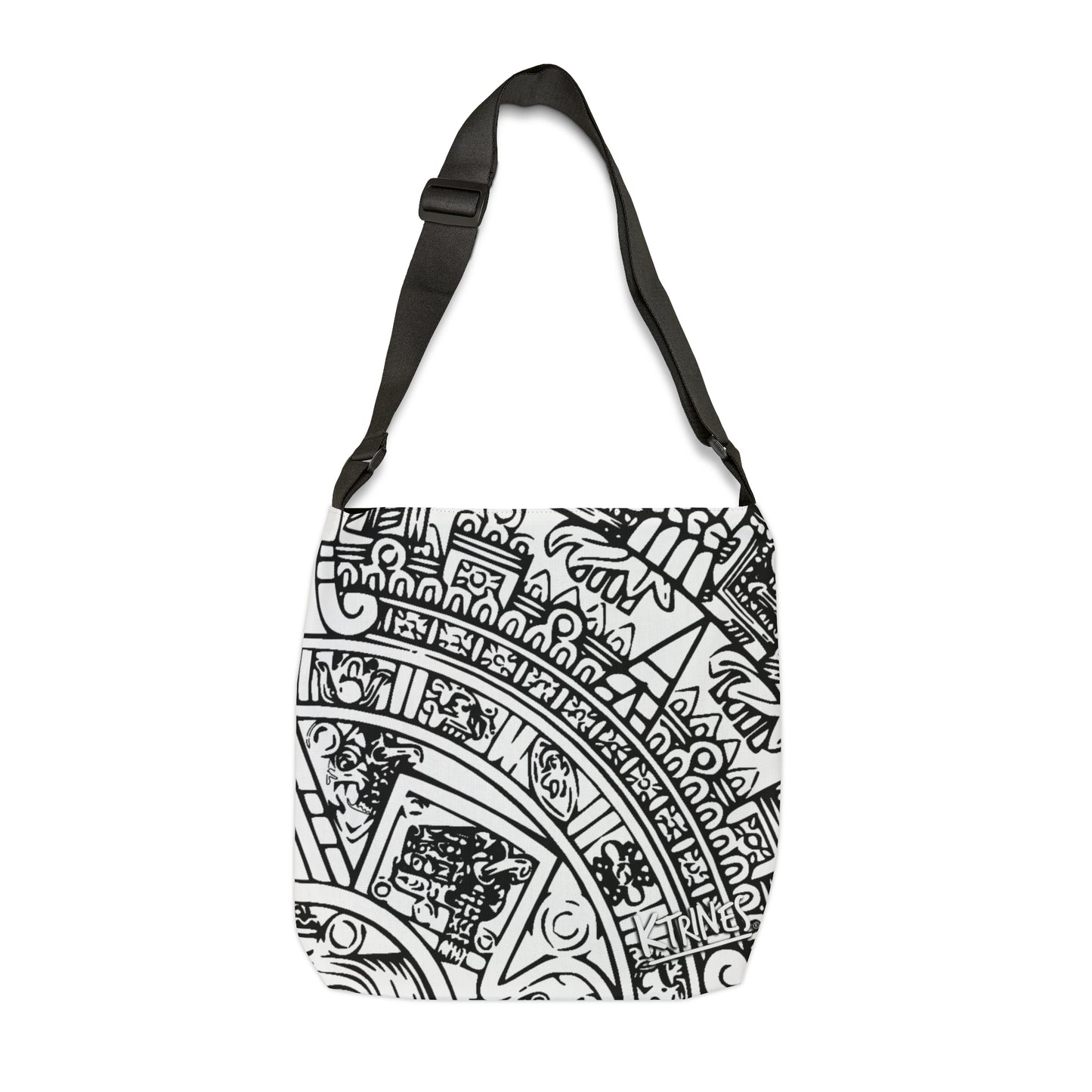 Aztec Calendar Art # 1 / Adjustable Tote Bag (AOP)