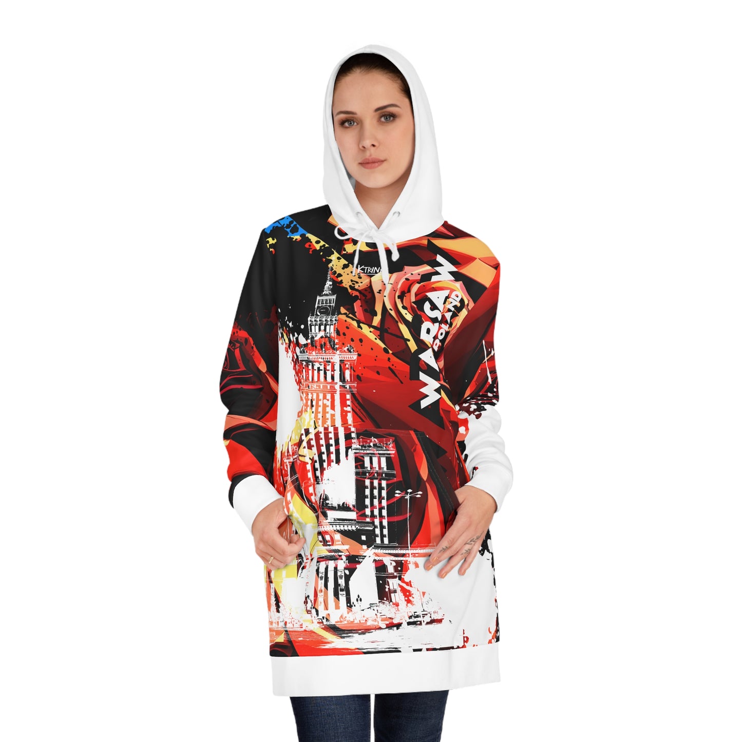 Warsaw Spring # 5 / Women's Hoodie Dress (AOP)