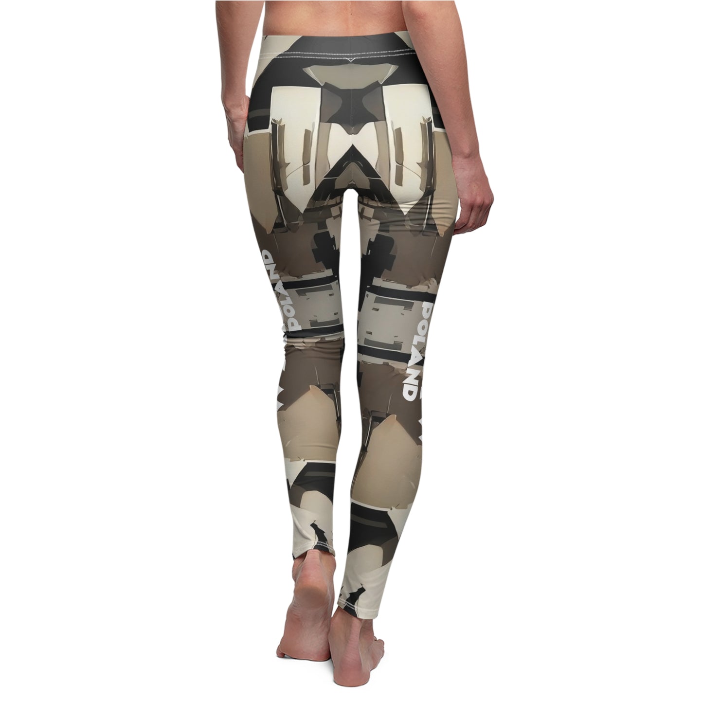 Warsaw spring # 01 / Women's Cut & Sew Casual Leggings (AOP)