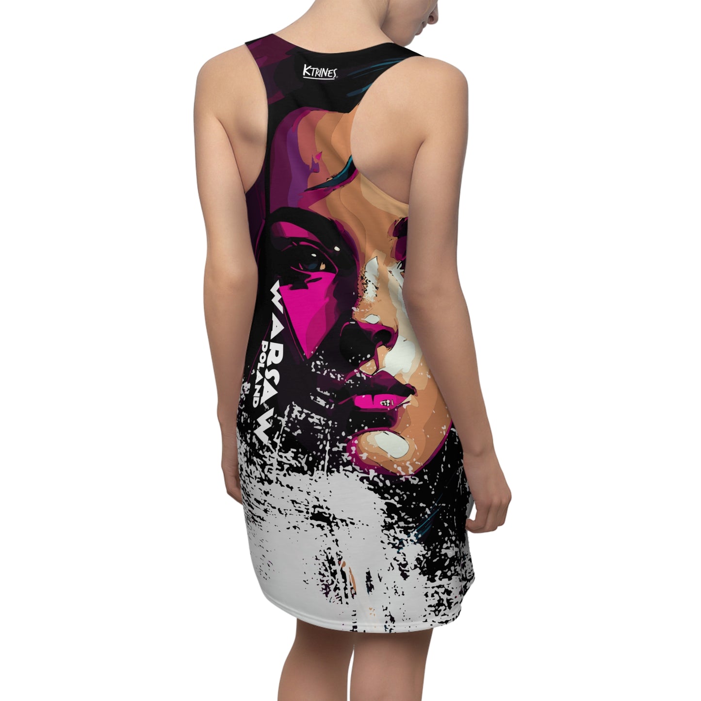 Warsaw Spring # 11 / Women's Cut & Sew Racerback Dress (AOP)