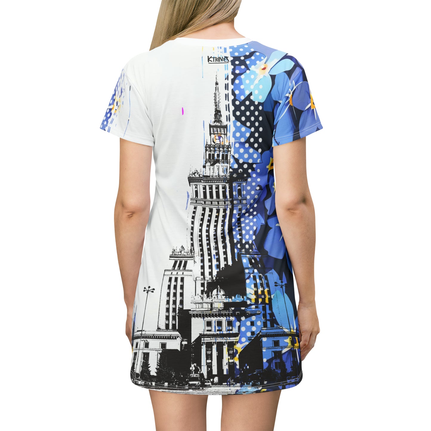 Warsaw Spring # 4/ T-Shirt Dress (AOP)