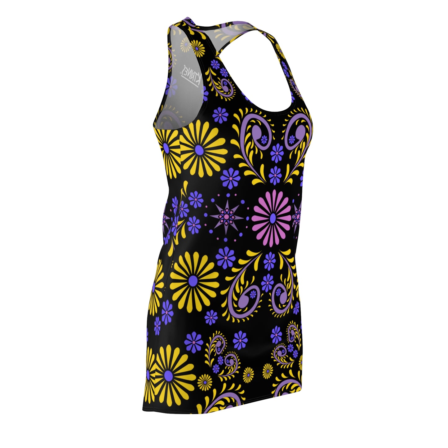 Flowers # 6 / Women's Cut & Sew Racerback Dress (AOP)