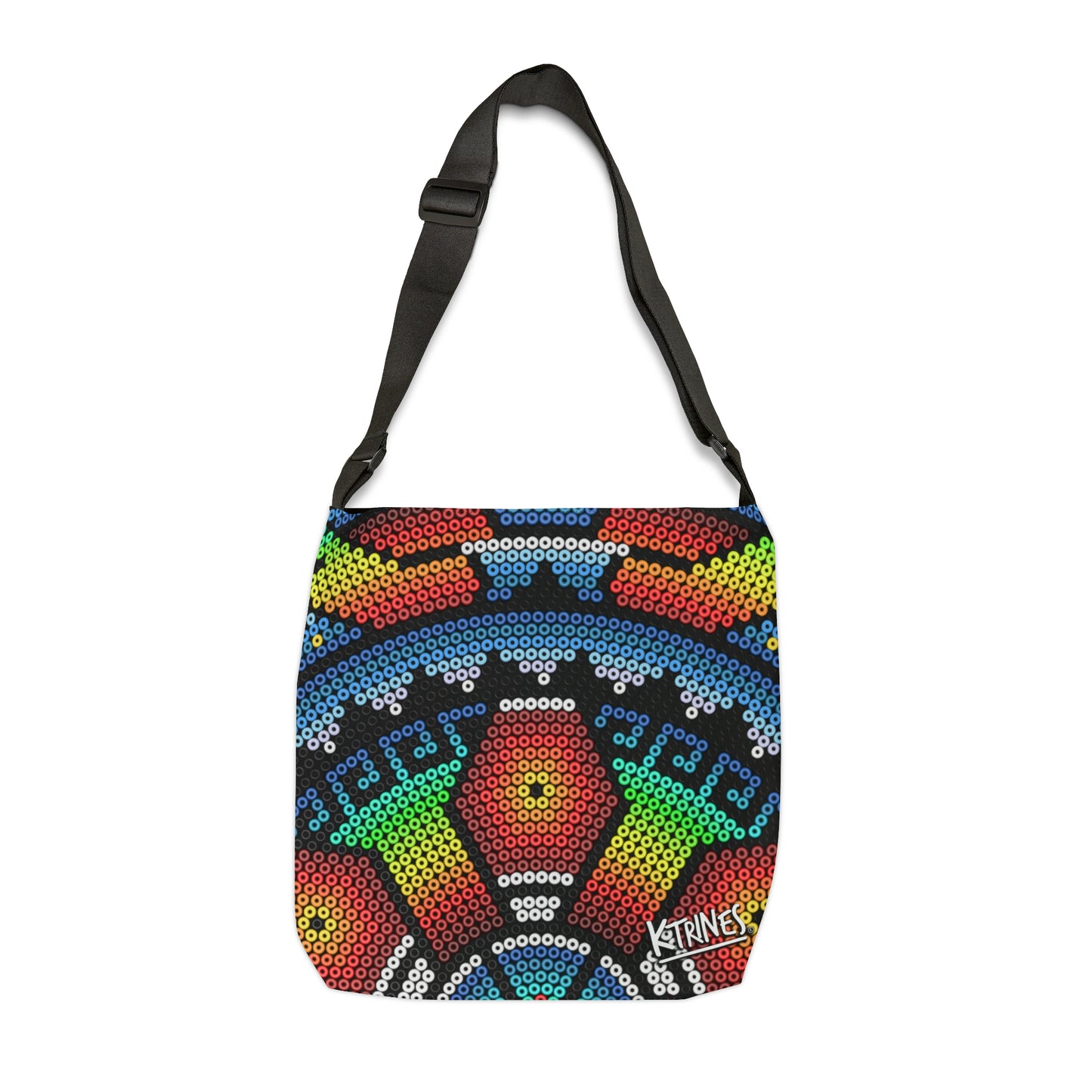 Huichol Art # 4 / Adjustable Tote Bag (AOP)