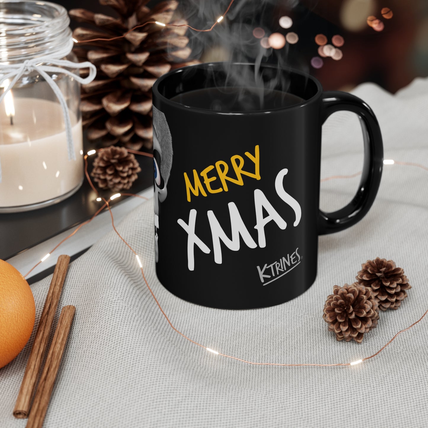 MERRY XMAS / 11oz Black Mug