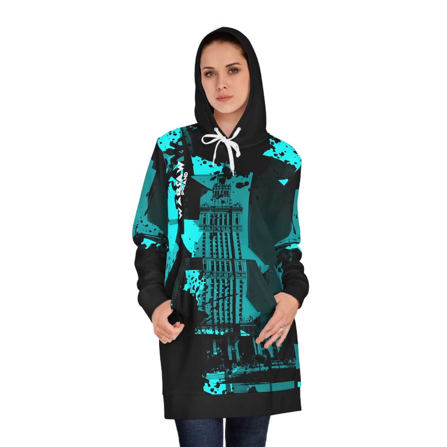 Warsaw Spring # 10 / Women's Hoodie Dress (AOP)