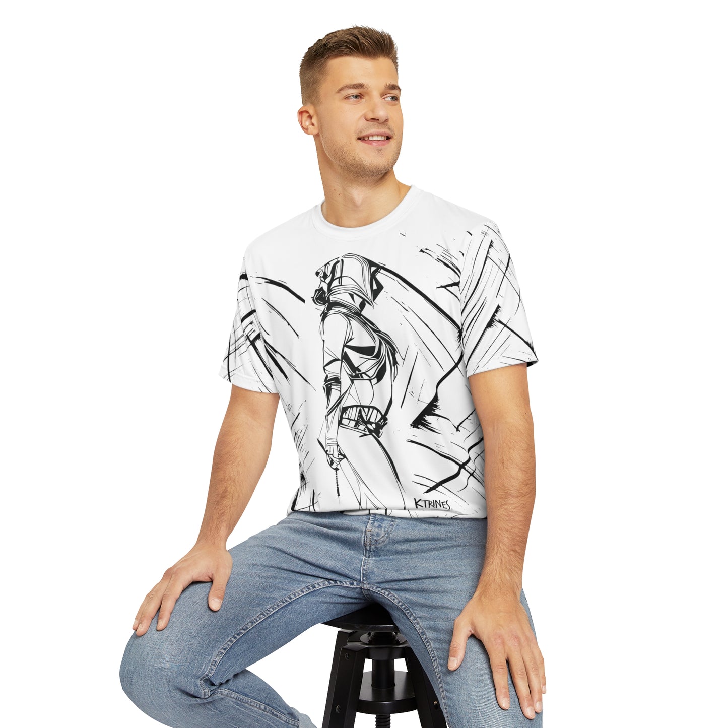 Erotic Punk # 1 / Men's Polyester Tee (AOP)