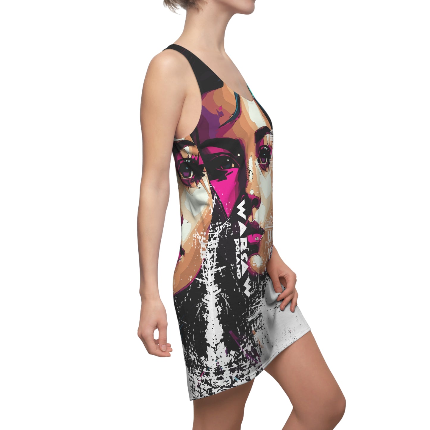 Warsaw Spring # 11 / Women's Cut & Sew Racerback Dress (AOP)