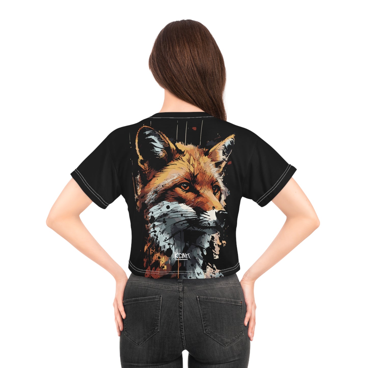 Fox # 1 / Crop Tee (AOP)