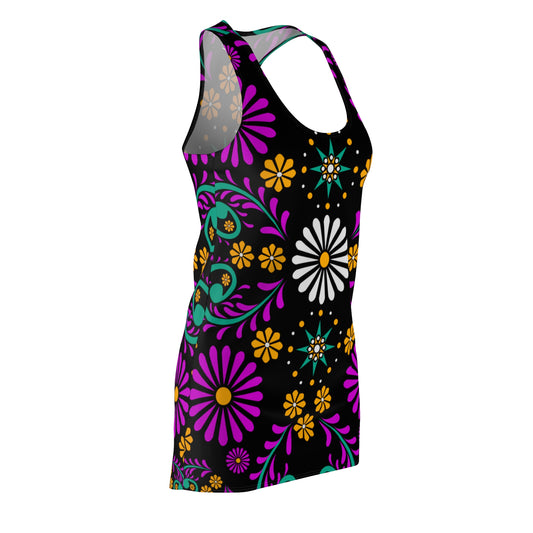 Flowers # 2 / Women's Cut & Sew Racerback Dress (AOP)