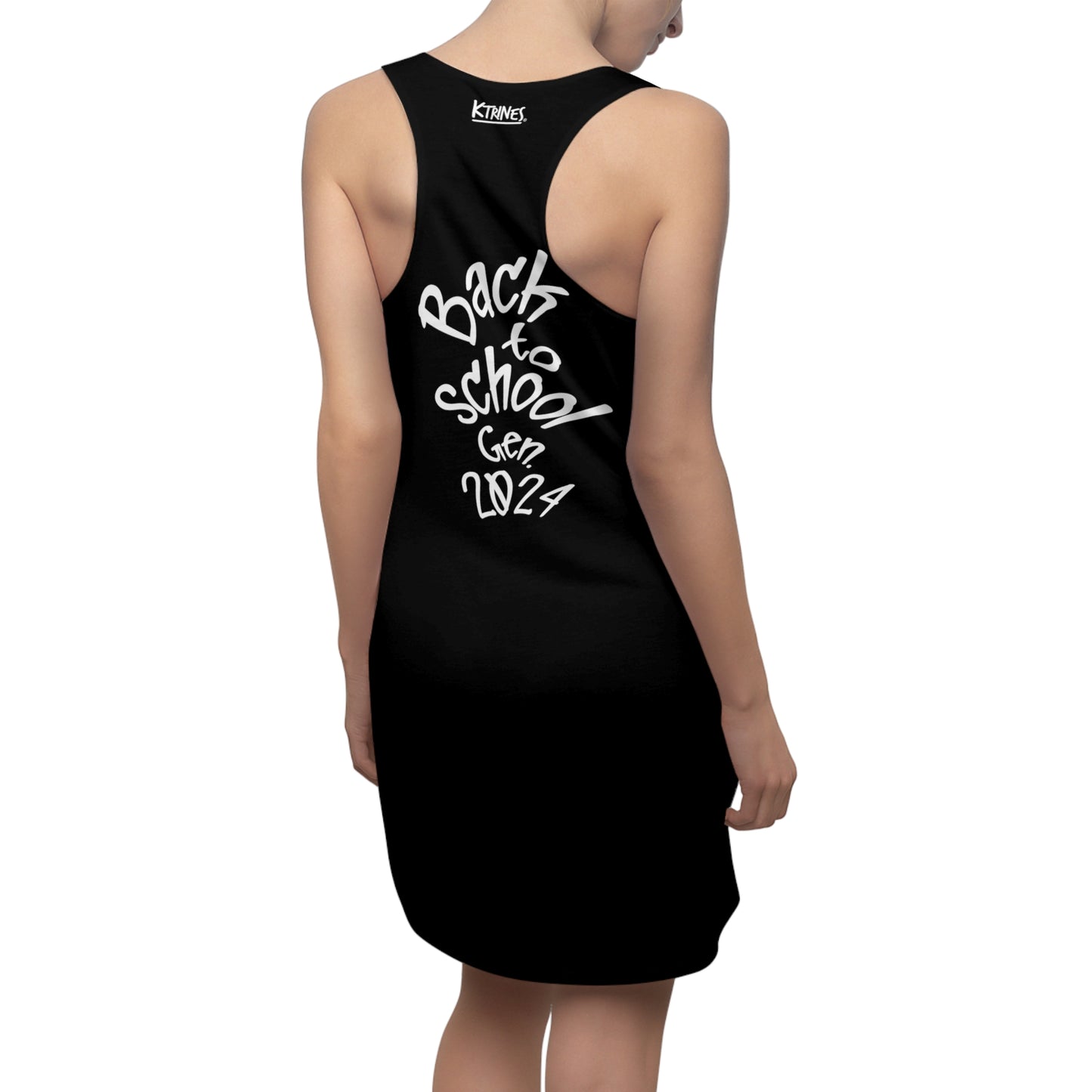 Back to College (Teacher) # 1 / Women's Cut & Sew Racerback Dress (AOP)