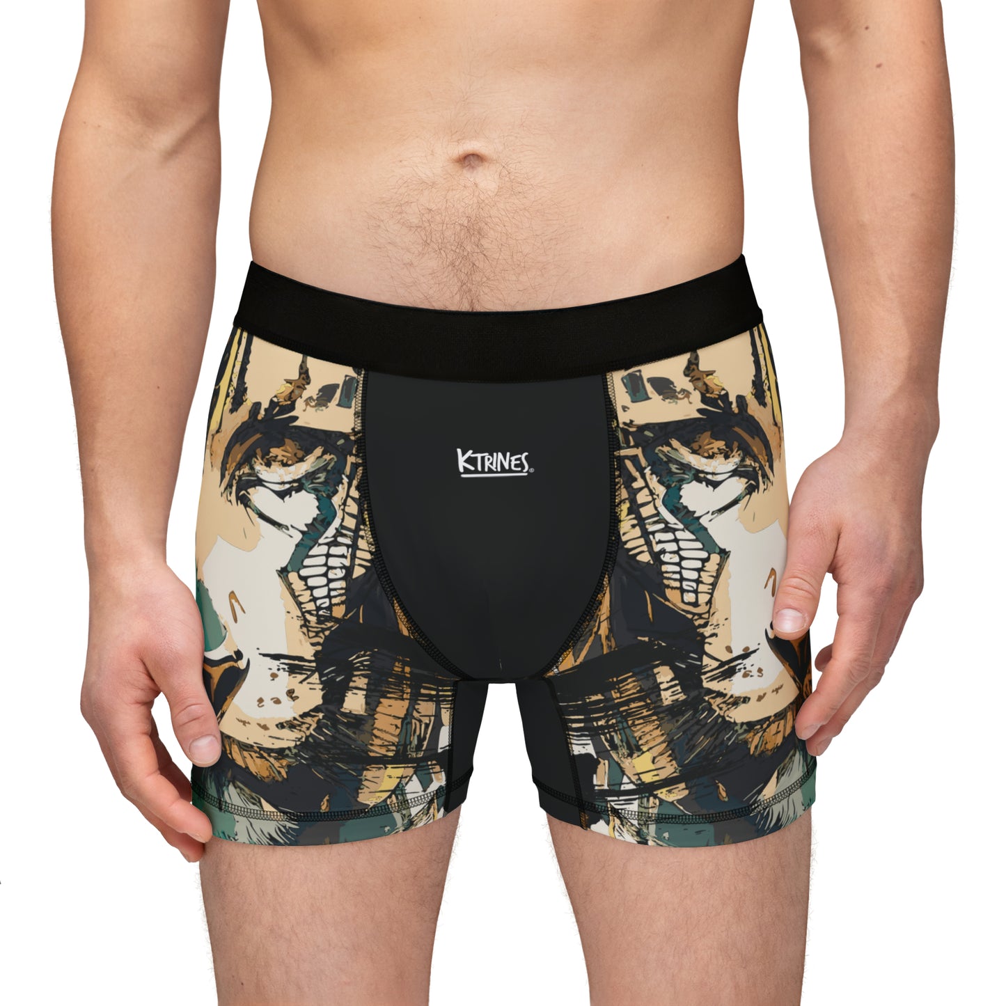 Tiger # 1 / Men's Boxers (AOP)