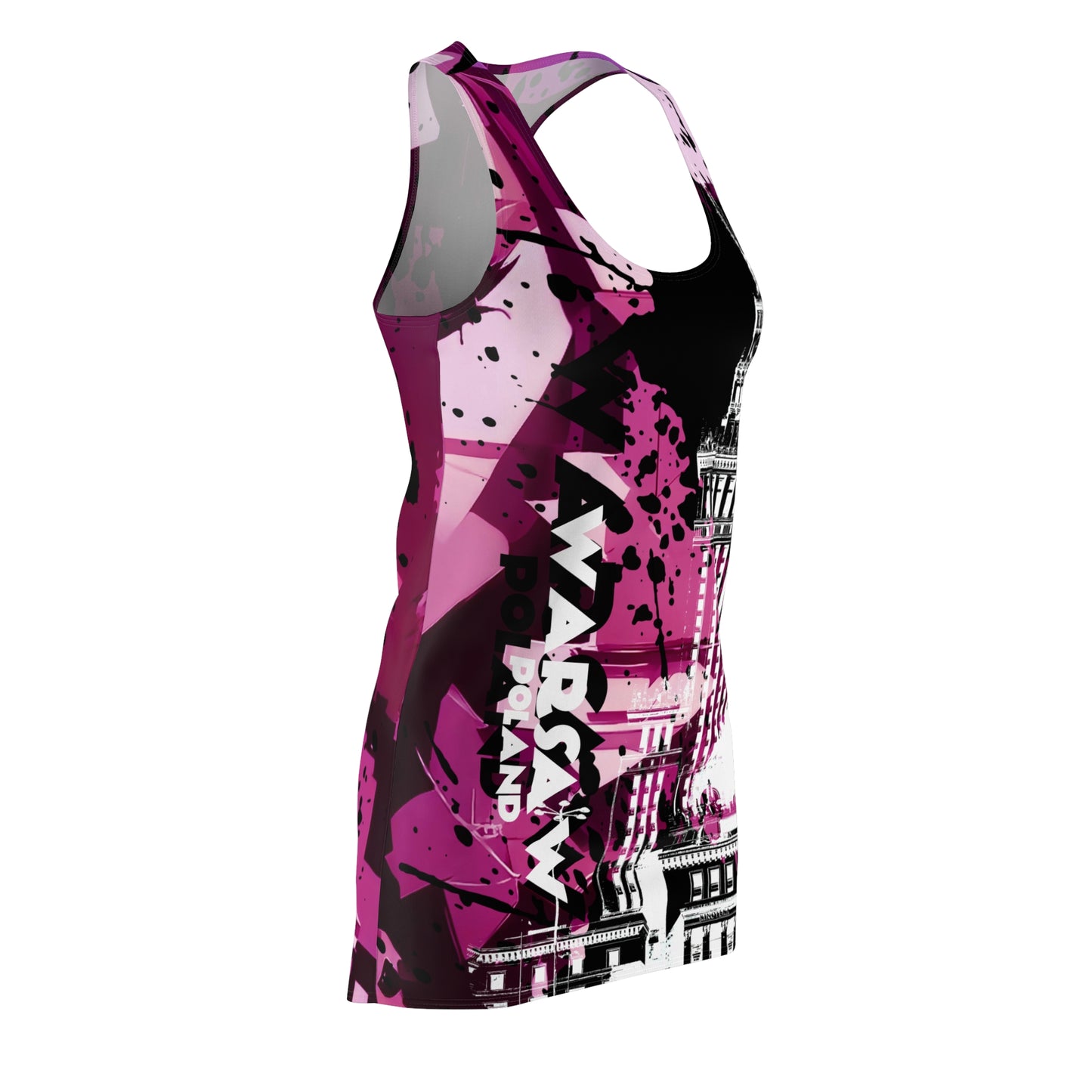 Warsaw Spring # 8 / Women's Cut & Sew Racerback Dress (AOP)