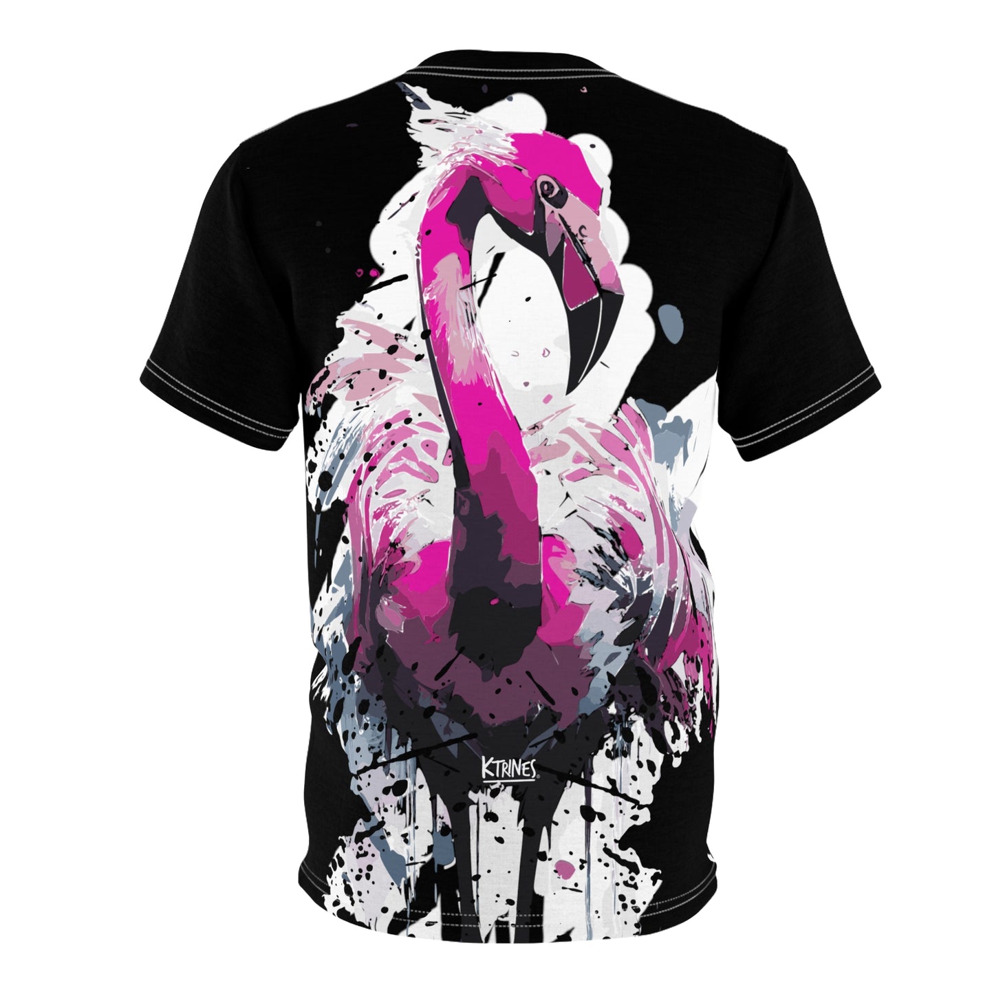 Flaming # 1 / Unisex Cut & Sew Tee (AOP)