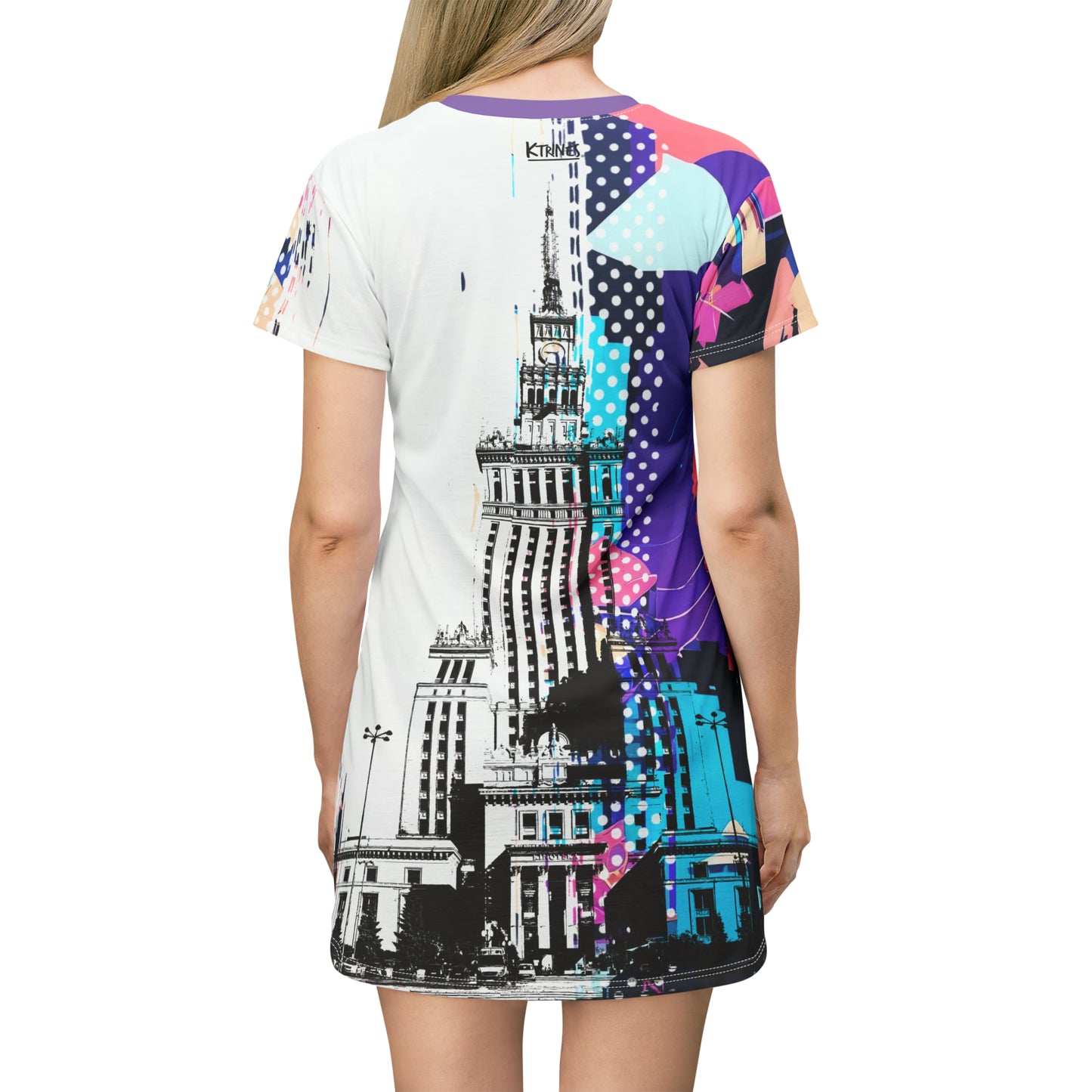 Warsaw Spring # 3/ T-Shirt Dress (AOP)