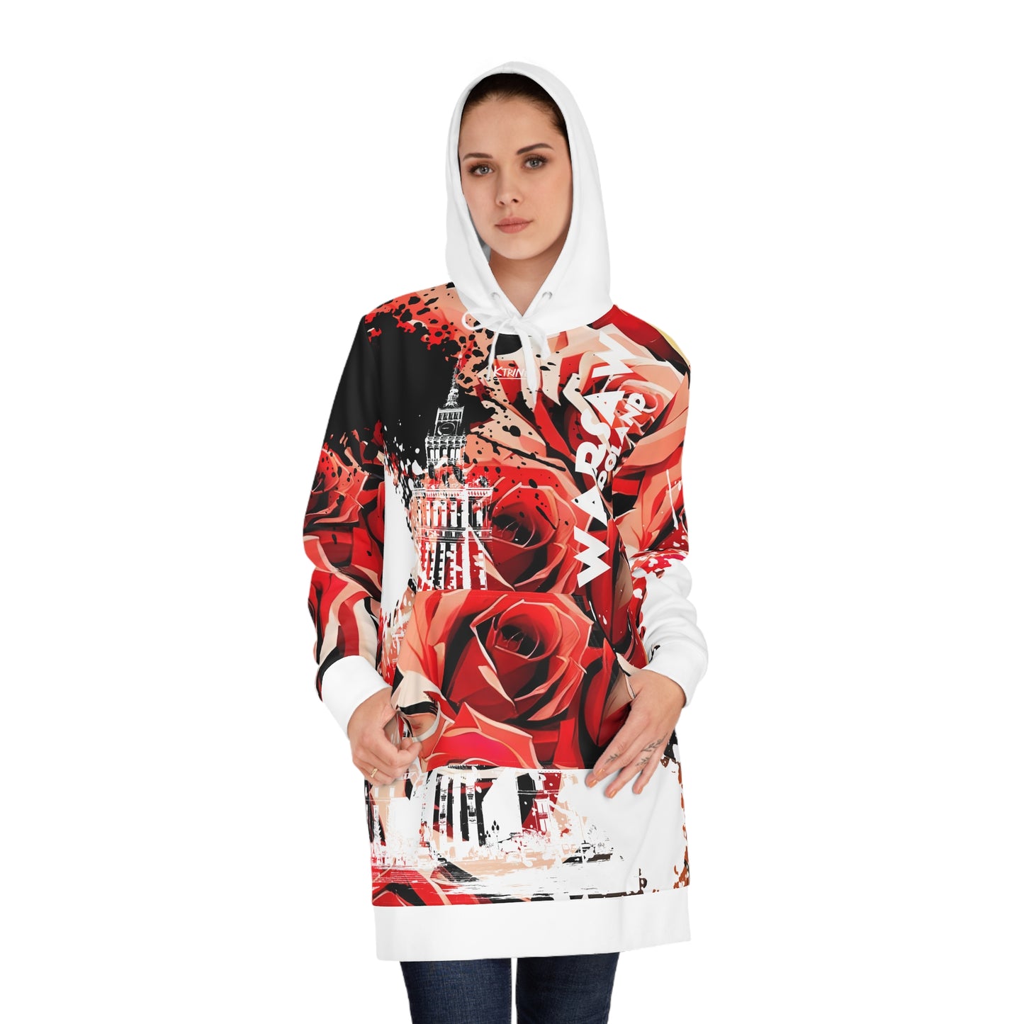 Warsaw Spring # 4 / Women's Hoodie Dress (AOP)