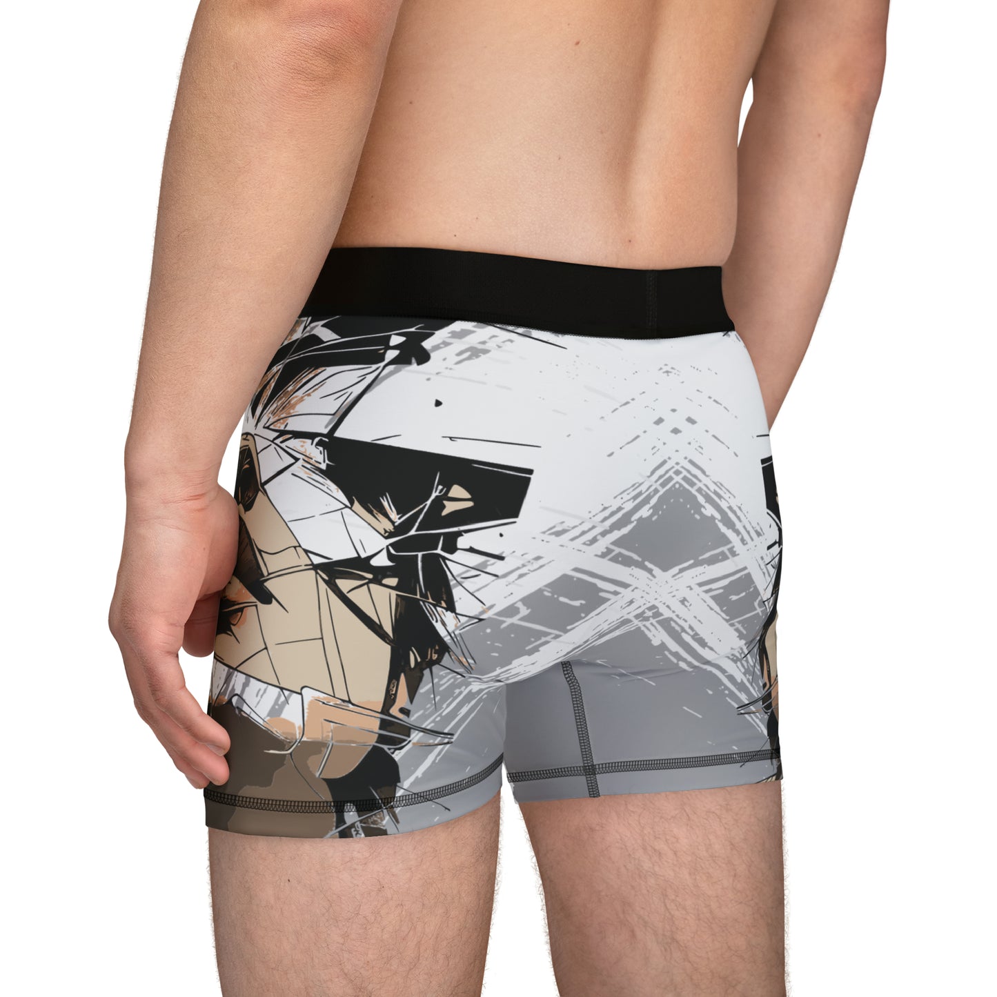 Punk Faces # 3 / Men's Boxers (AOP)