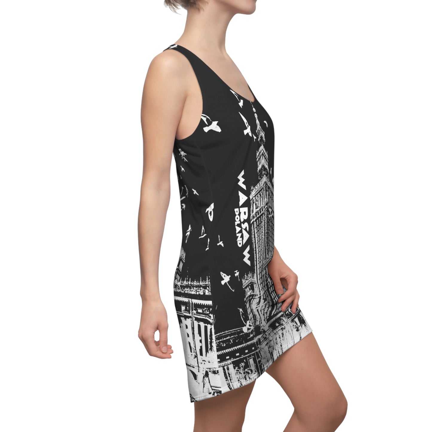 Warsaw Spring # 6 / Women's Cut & Sew Racerback Dress (AOP)