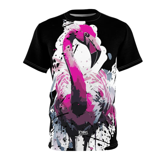 Flaming # 1 / Unisex Cut & Sew Tee (AOP)