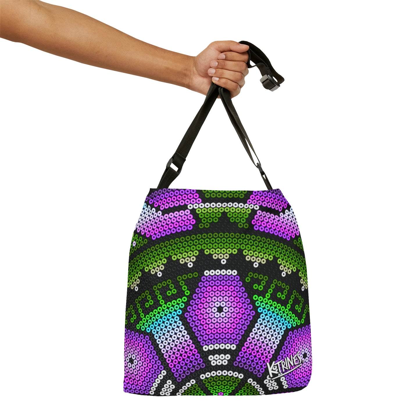 Huichol Art # 3 / Adjustable Tote Bag (AOP)