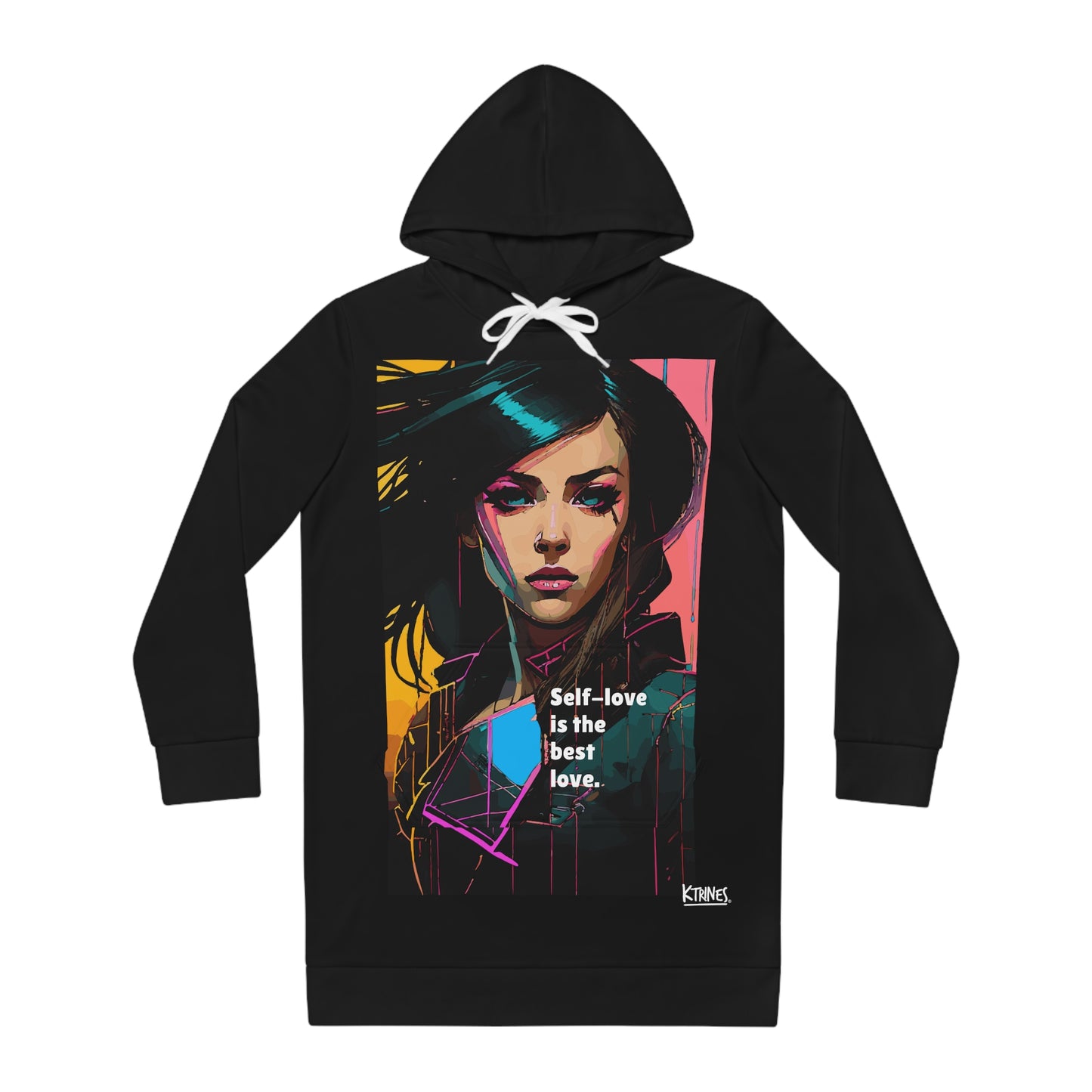 Punk Faces # 1 / Women's Hoodie Dress (AOP)