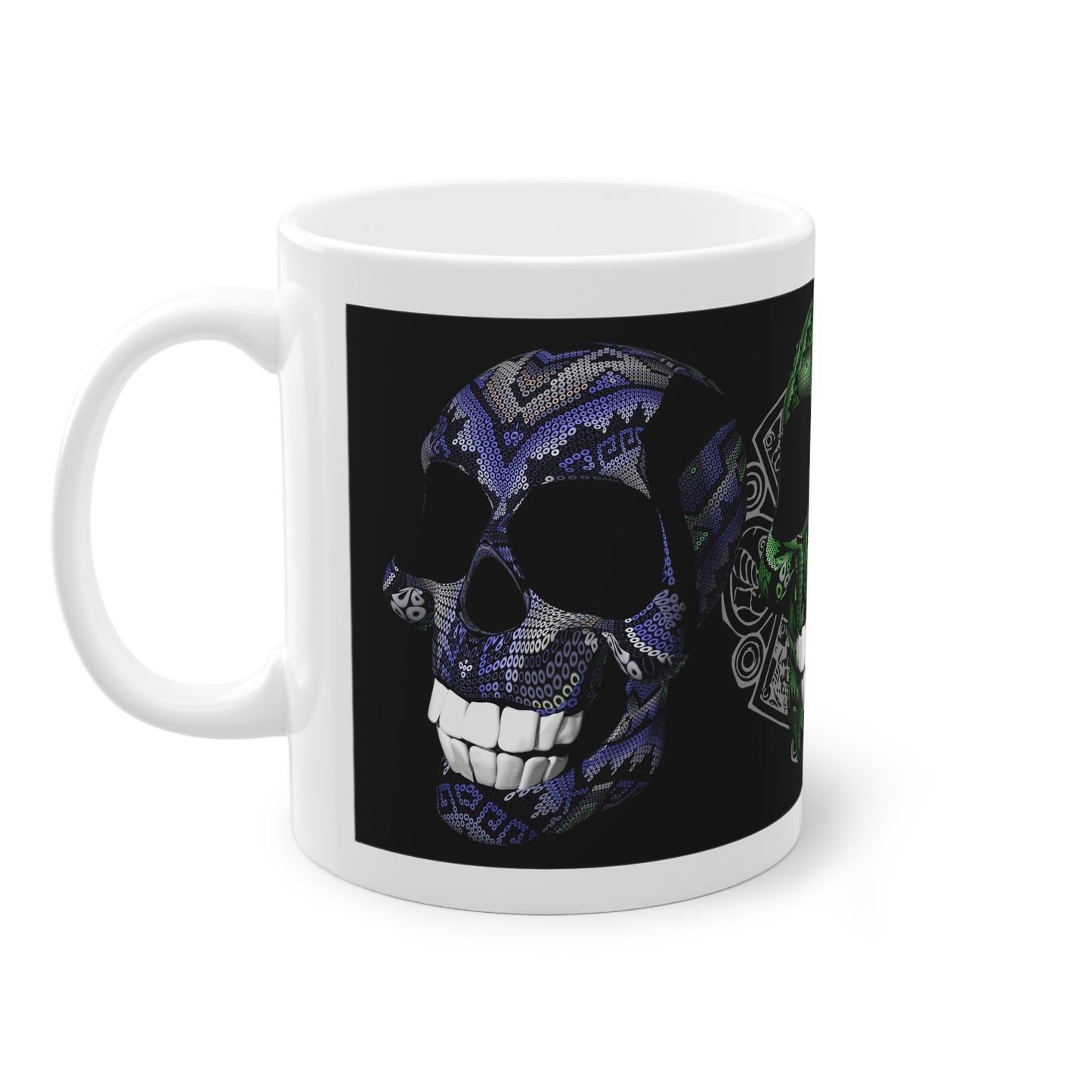 Huichol Art Skull  # 6 / Standard Mug, 11oz