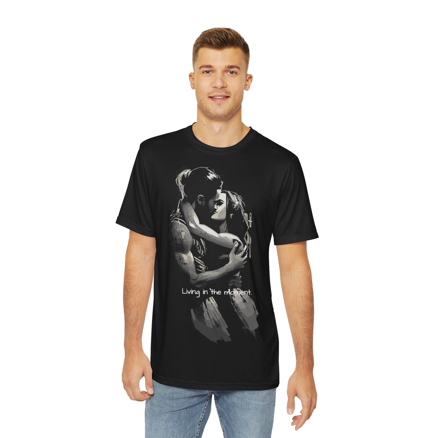 Erotic Punk # 4 / Men's Polyester Tee (AOP)