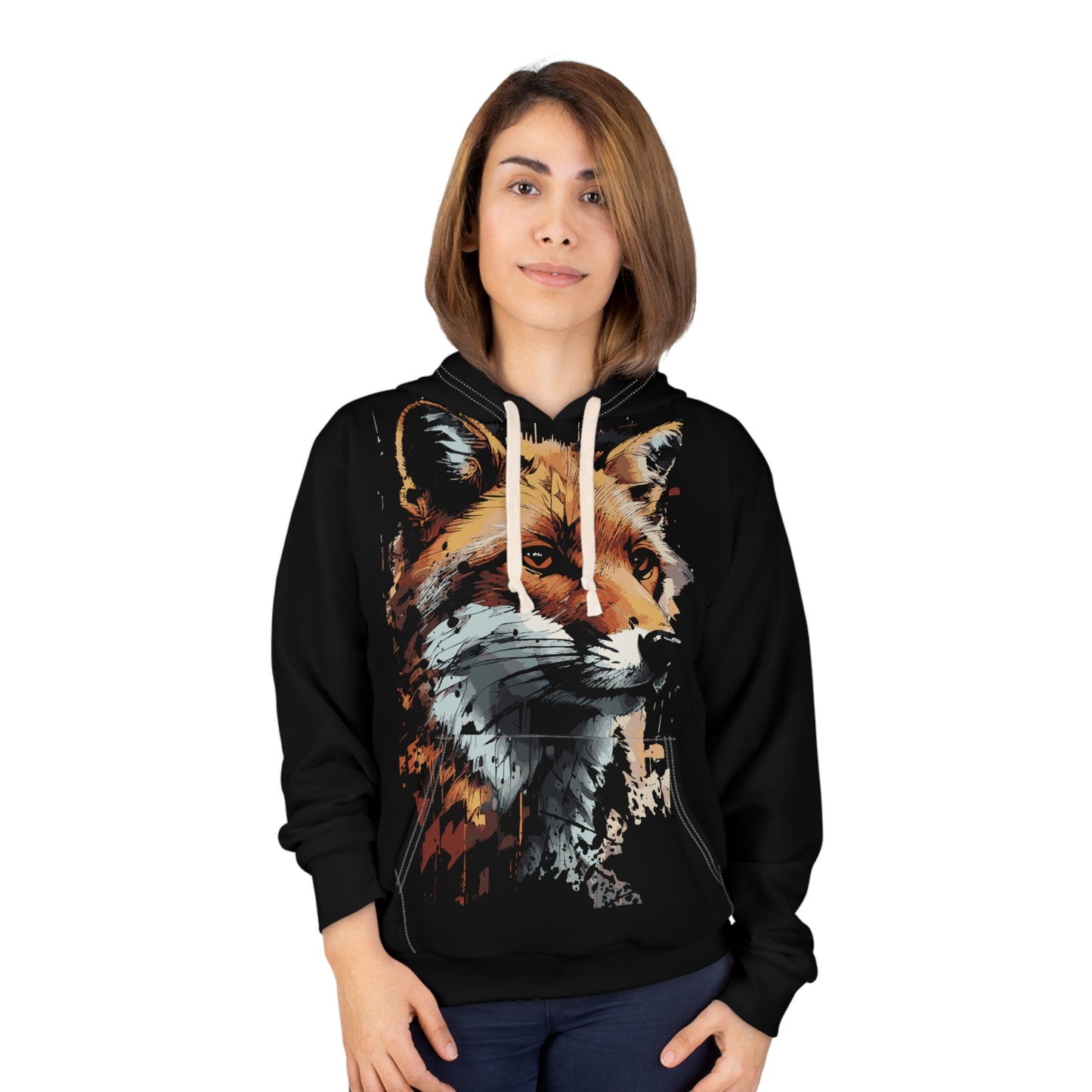 Fox # 1 / Unisex Pullover Hoodie (AOP)