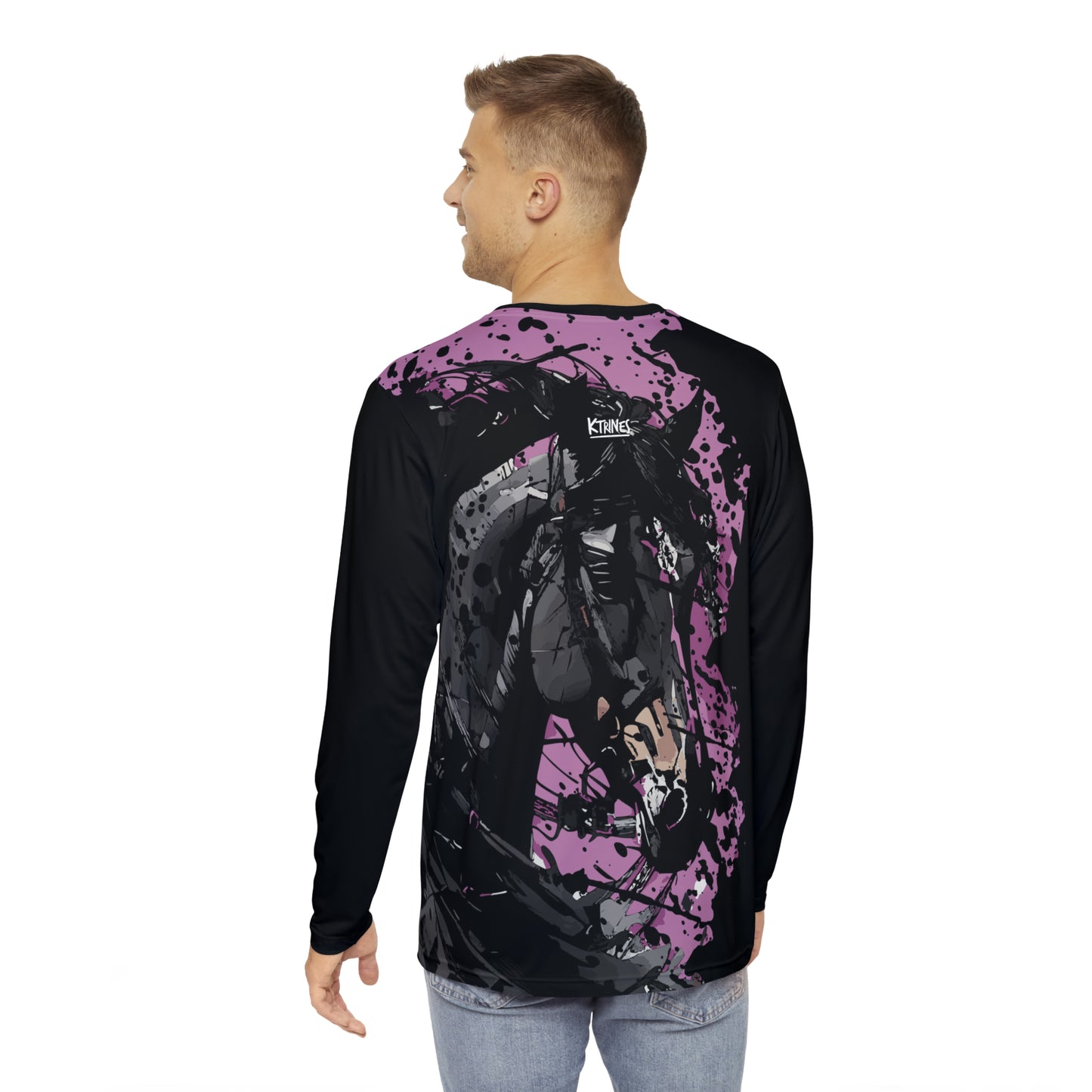 Animals # 2 / Men's Long Sleeve Shirt (AOP)