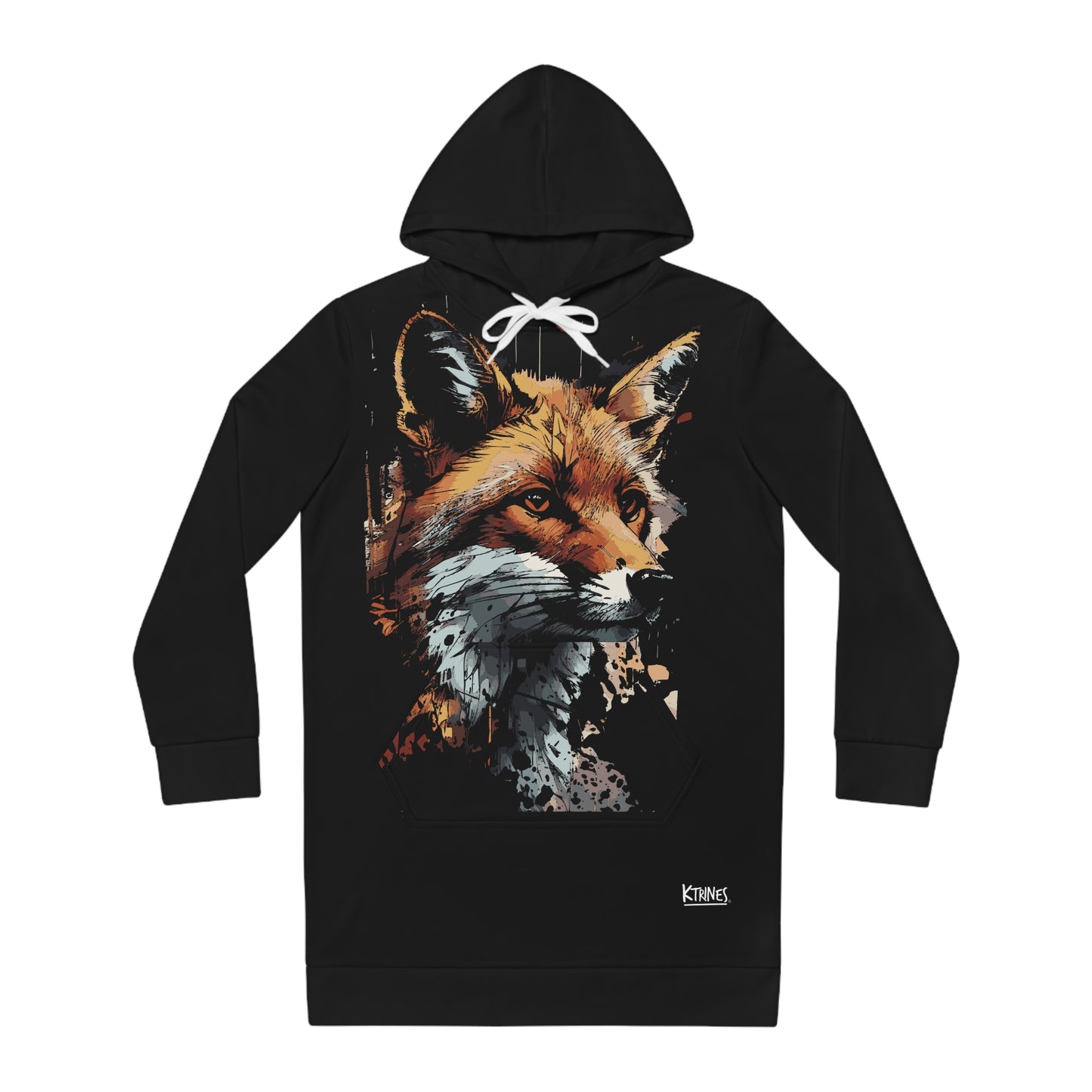 Fox # 1 / Women's Hoodie Dress (AOP)